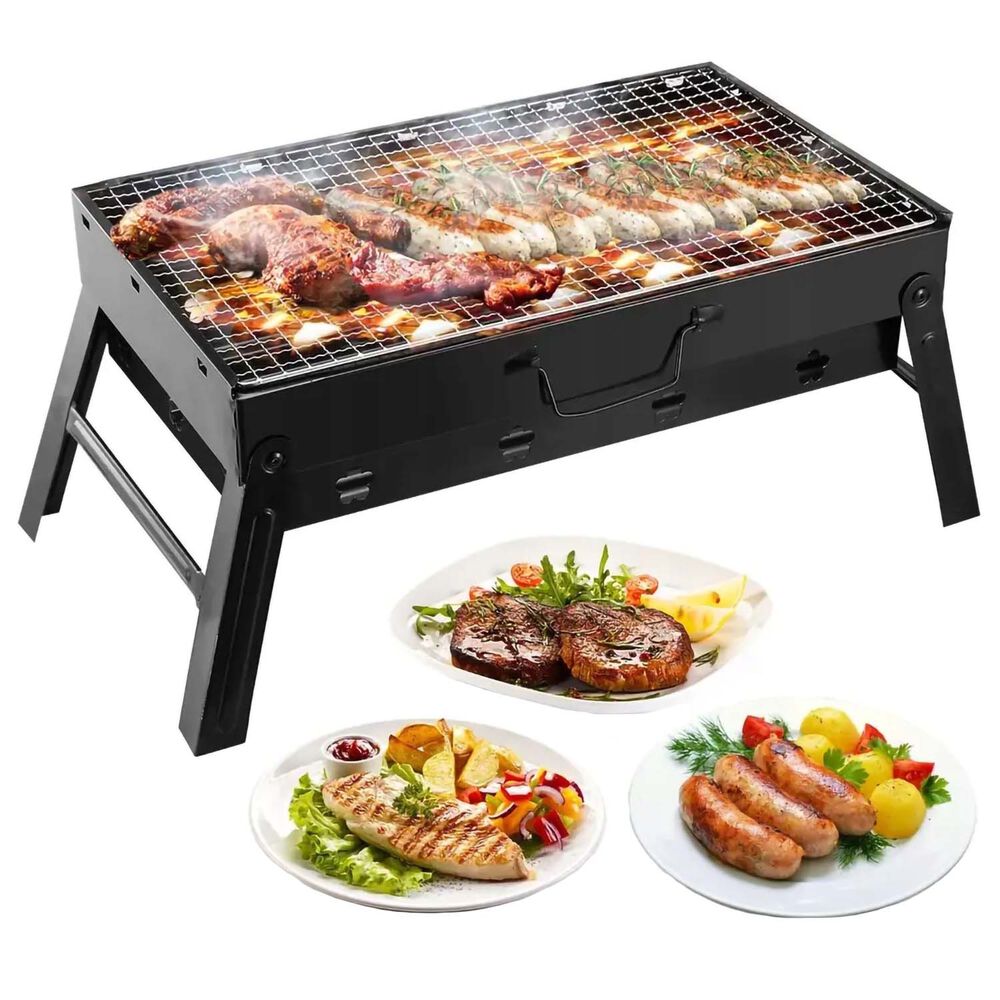 EXTRALINK Grill turystyczny węglowy Extralink, ruszt 35 x 27 cm