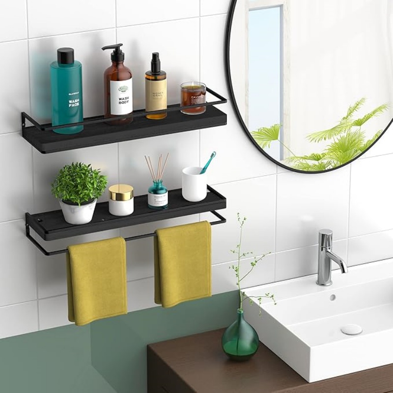 Floating Shelves Wall Mounted Set of 2