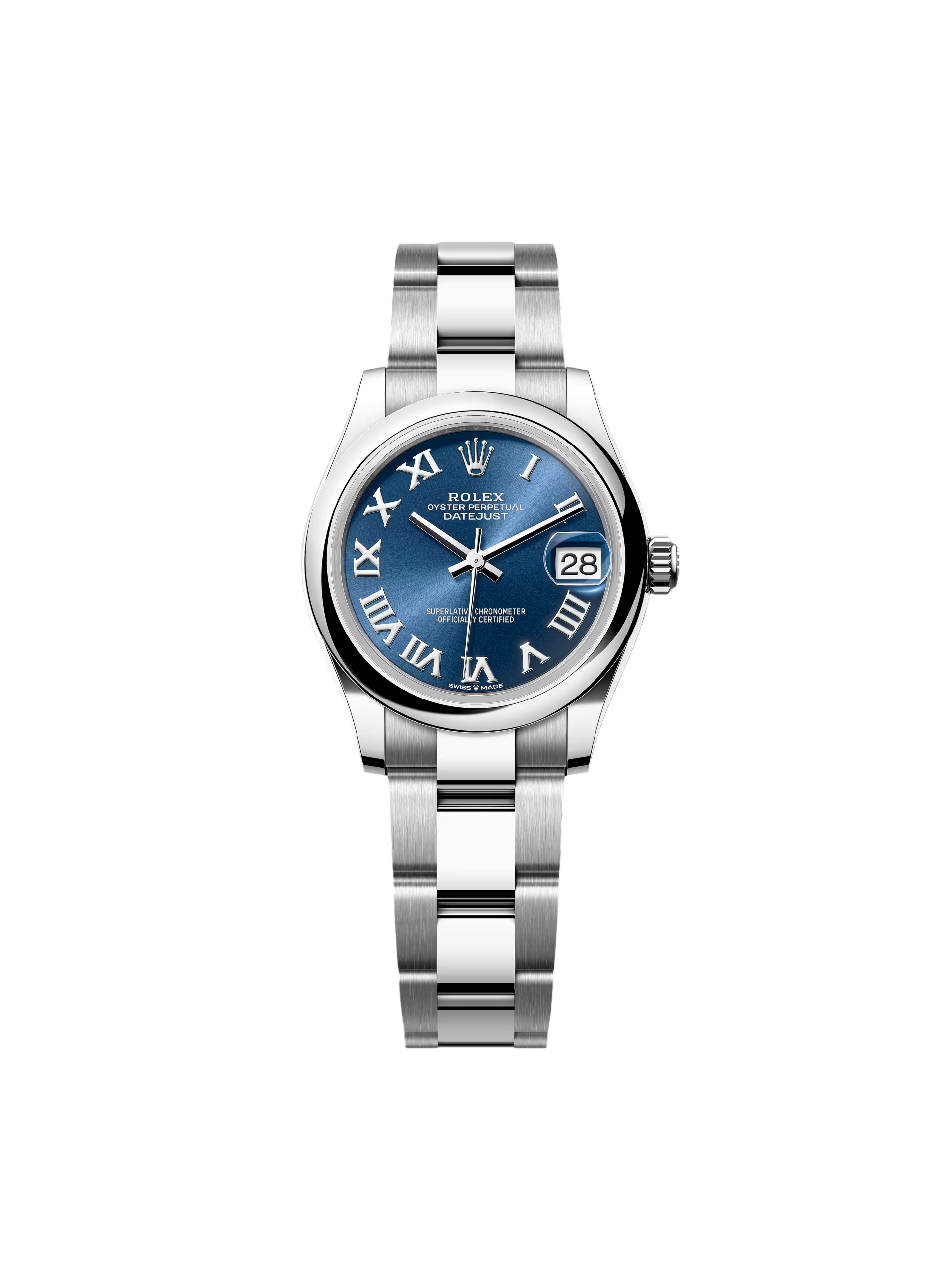 [2026 Mirror Grade]RLX Datejust m278240-0017/0018 31mm Blue Roman Domed Bezel Oyster Oystersteel