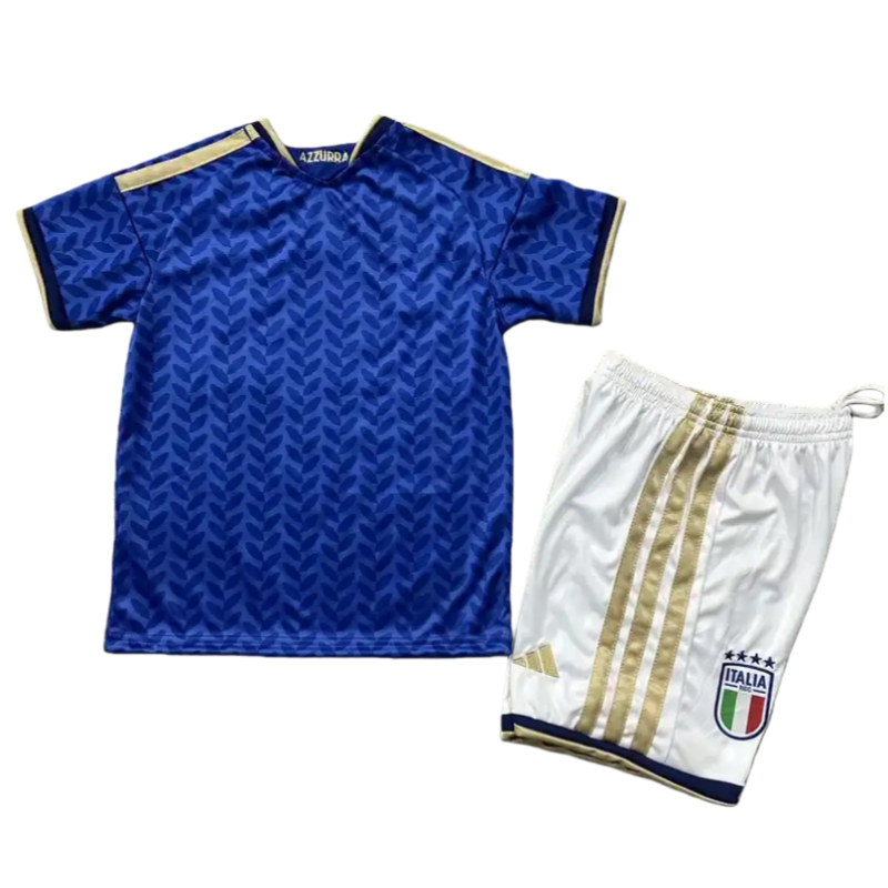 2025-26 ltaly World Cup Home Kids Football jersey Kit Fan version
