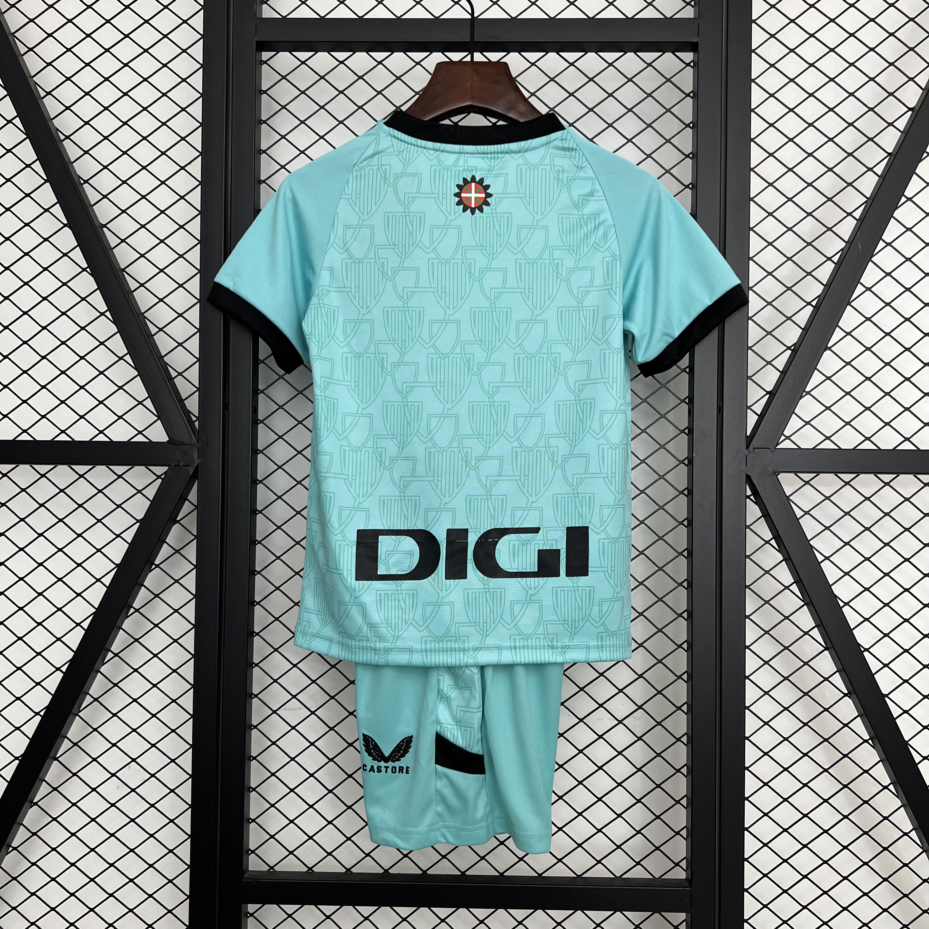 2025/26 Athletic Club de Bilbao Soccer Jersey Third Away Kids Kit Jersey+Shorts