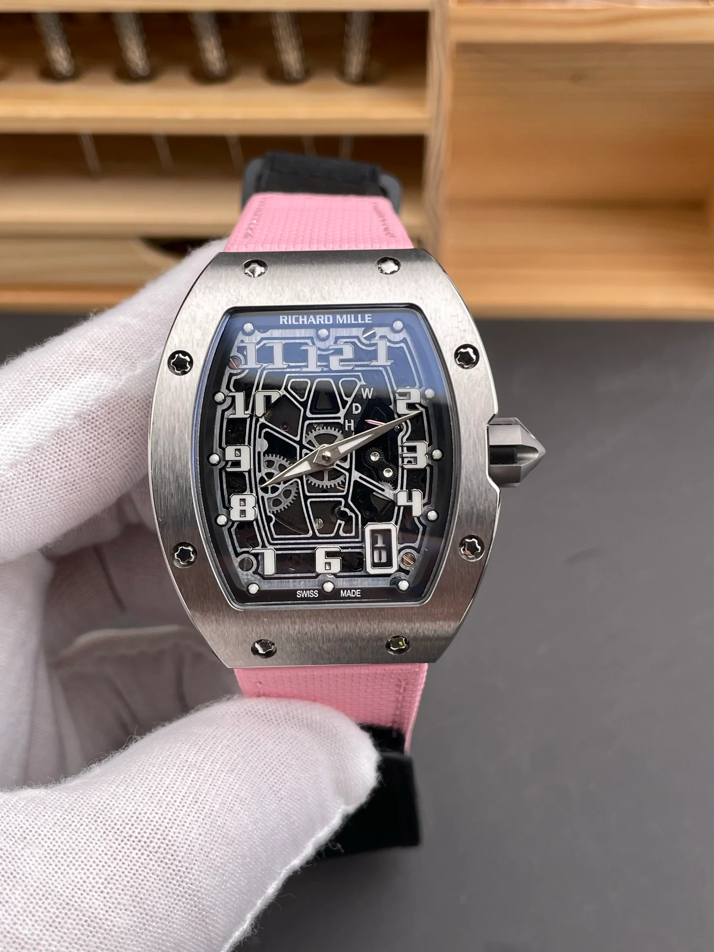 RM67-01 Titanium Case Ultra-Thin Baby Pink
