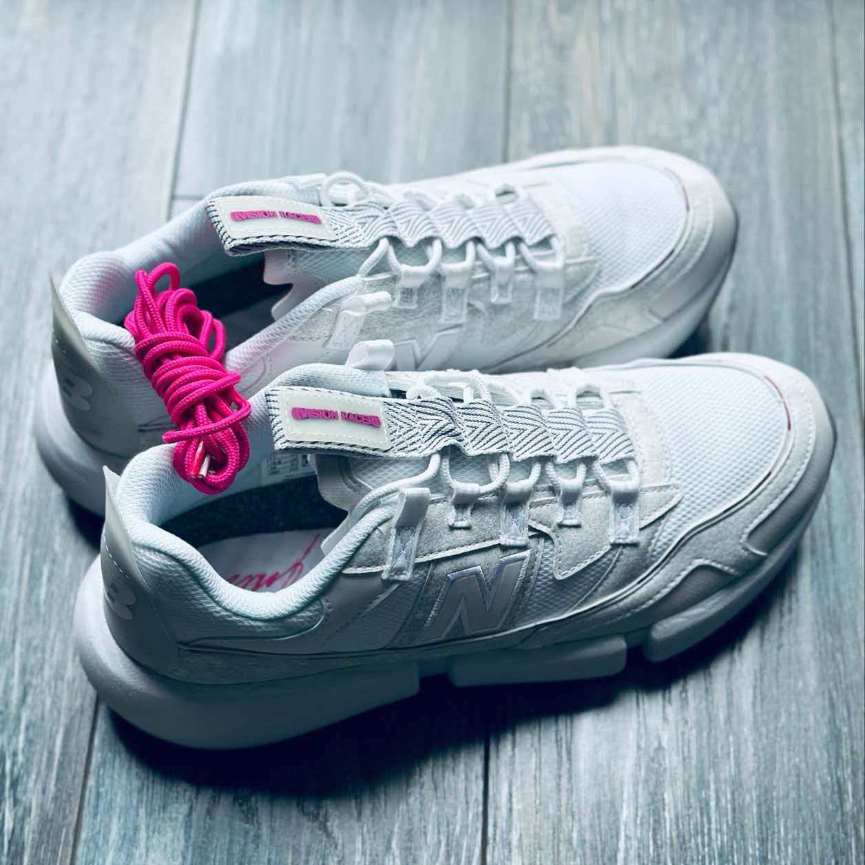 Jaden Smith × New Balance Vision Racer (White/Pink)