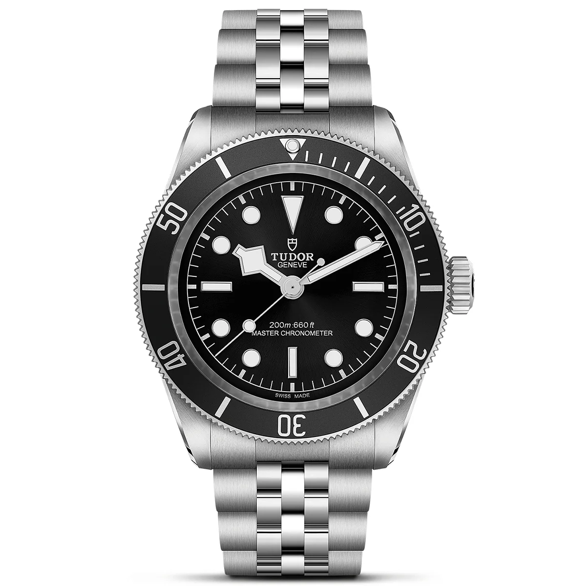 [2026 Mirror Grade]Black Bay 41mm Black Dial & Bezel Men's Five-Link Bracelet Watch
