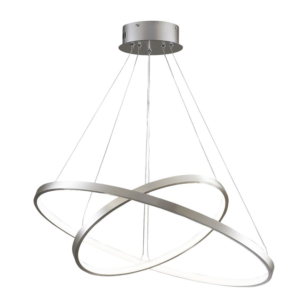 SANICO Lampa wisząca LED Sanico Goldlux Lea 2, 35 W, 4000K, srebrna