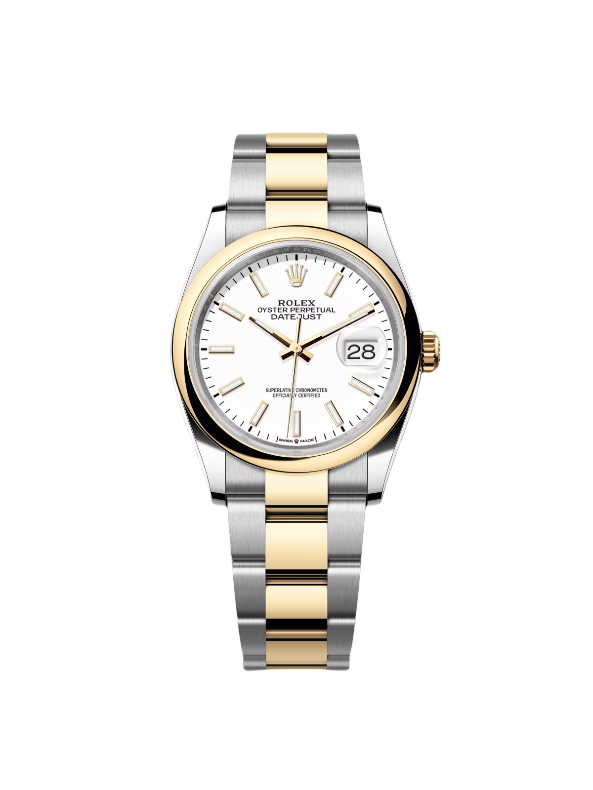 [2026 Mirror Grade]RLX  Datejust 36mm 126203 White Dial Domed Bezel Jubilee Bracelet