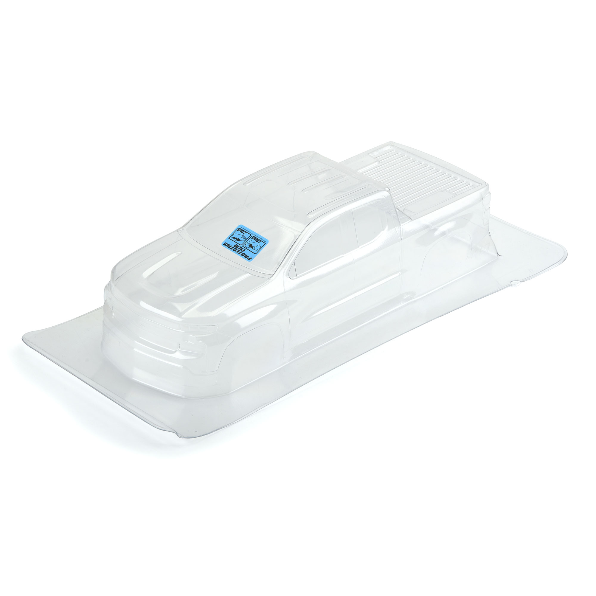 1/10 2019 Chevy Silverado Z71 Trail Boss Clear Body: Stampede 4x4