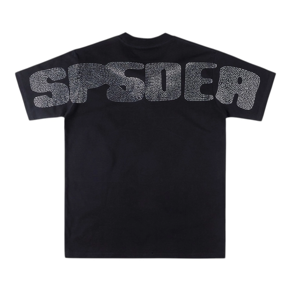 Sp5der Rhinestone Web Logo T-Shirt