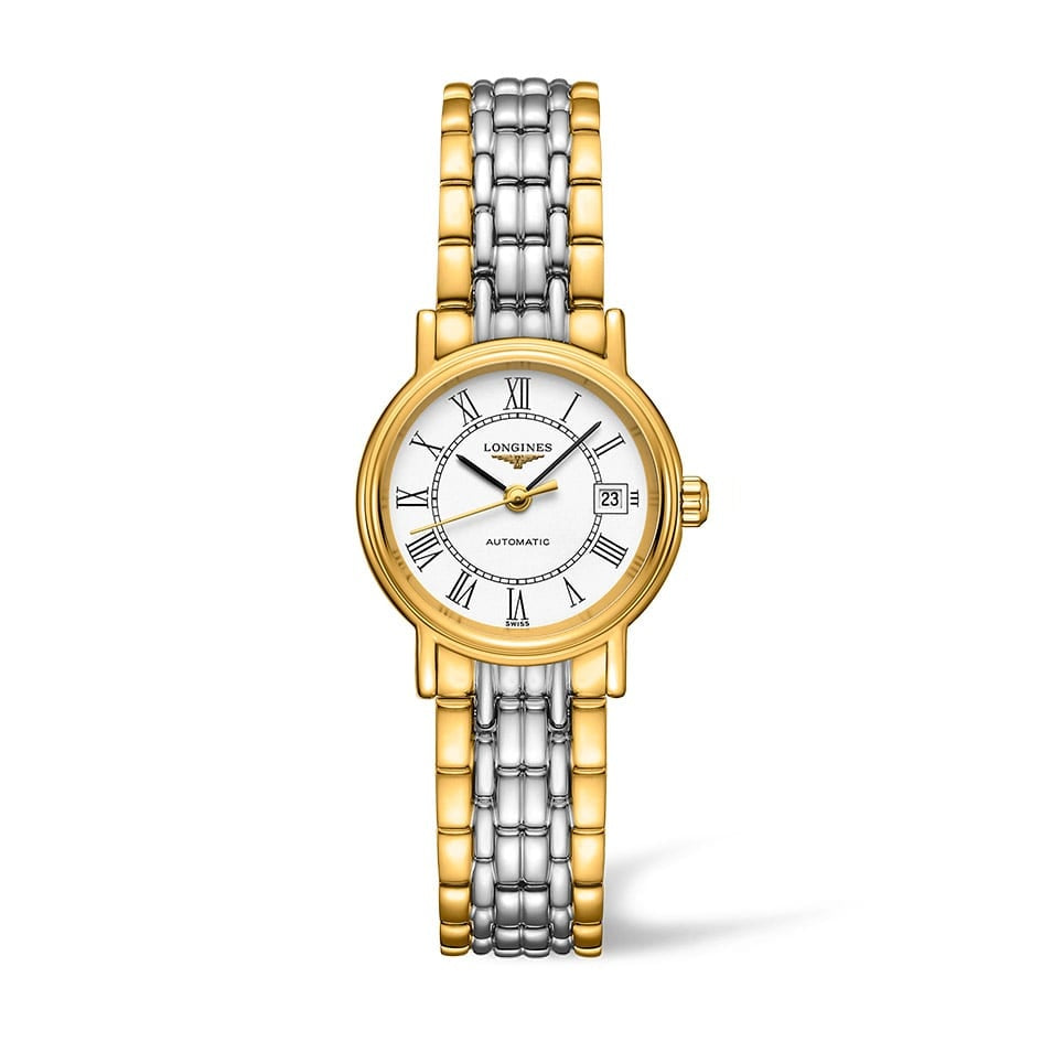 [2026 Mirror Grade]Longines Women's L4.321.2.11.7  Presence Two-Tone Stainless Steel Watch