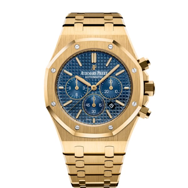 [2026 Mirror Grade]Audemars Piguet Royal Oak Chronograph Blue Dial Automatic Men's Chronograph 26320BA.OO.1220BA.02