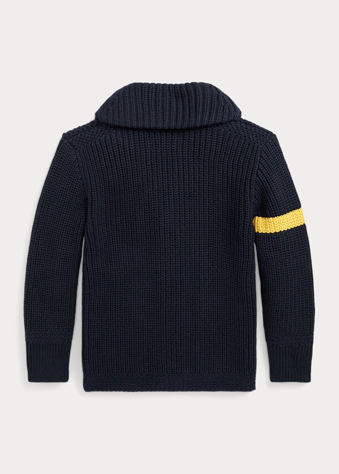 Nautical-Flag Cotton Shawl Cardigan