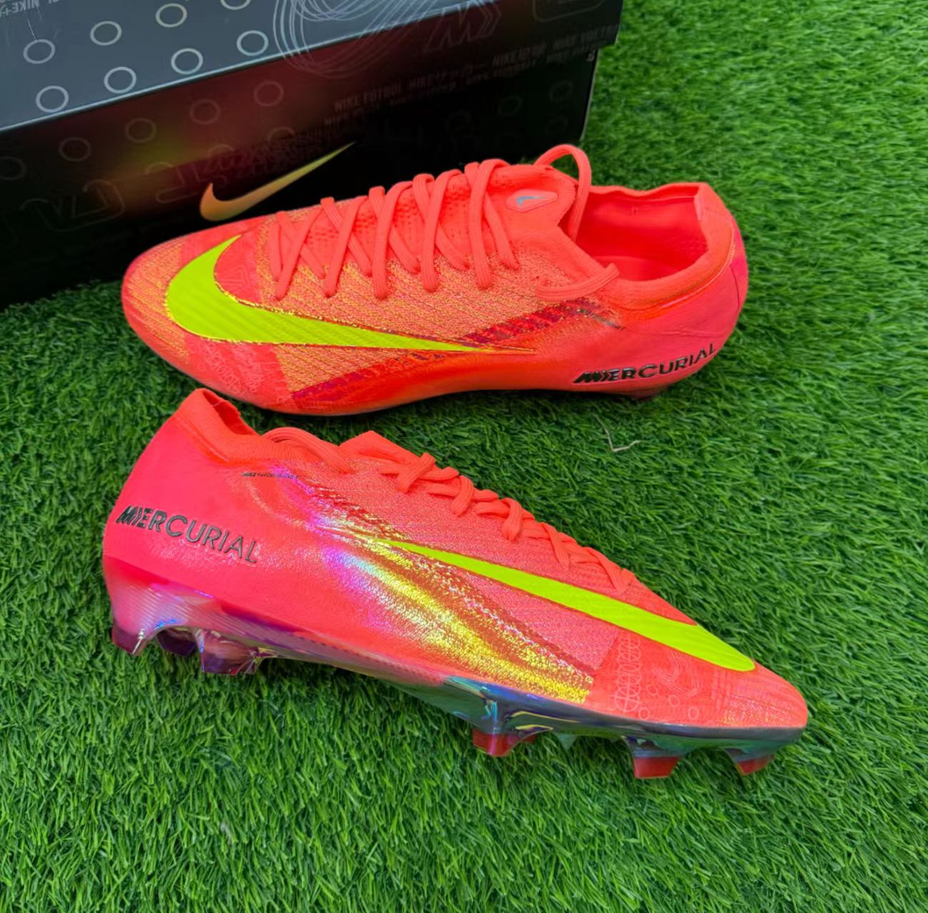 Nike Mercurial Vapor 16 Elite FG "Dream Speed / Bright Crimson Iridescent"