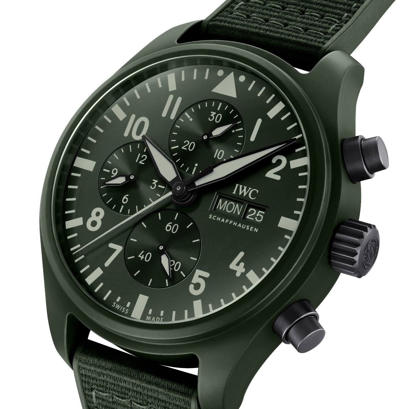[2026 Mirror Grade]IWC Pilot's Watch Chronograph Top Gun Woodland 45mm IW389106