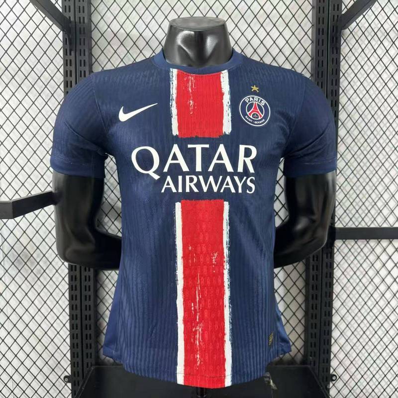 Authentic Soccer Jersey PSG Home x Champions of Europe 2025 Shirt - Player Version (With Star)