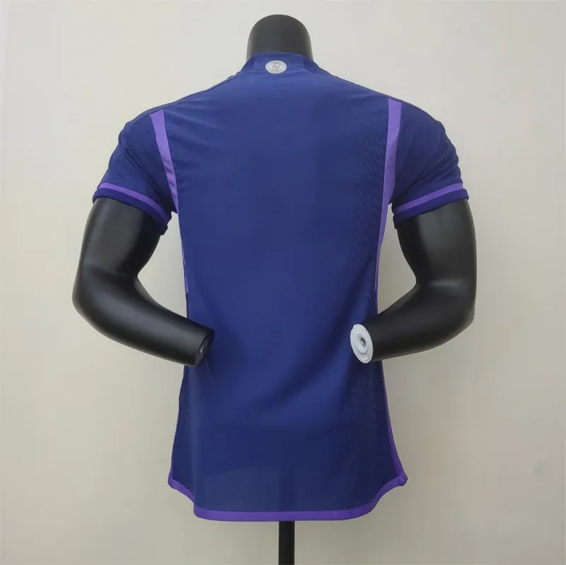 Argentina Retro Authentic Soccer Jersey Away Shirt 2022 - World Cup Champion Edition 3 Stars