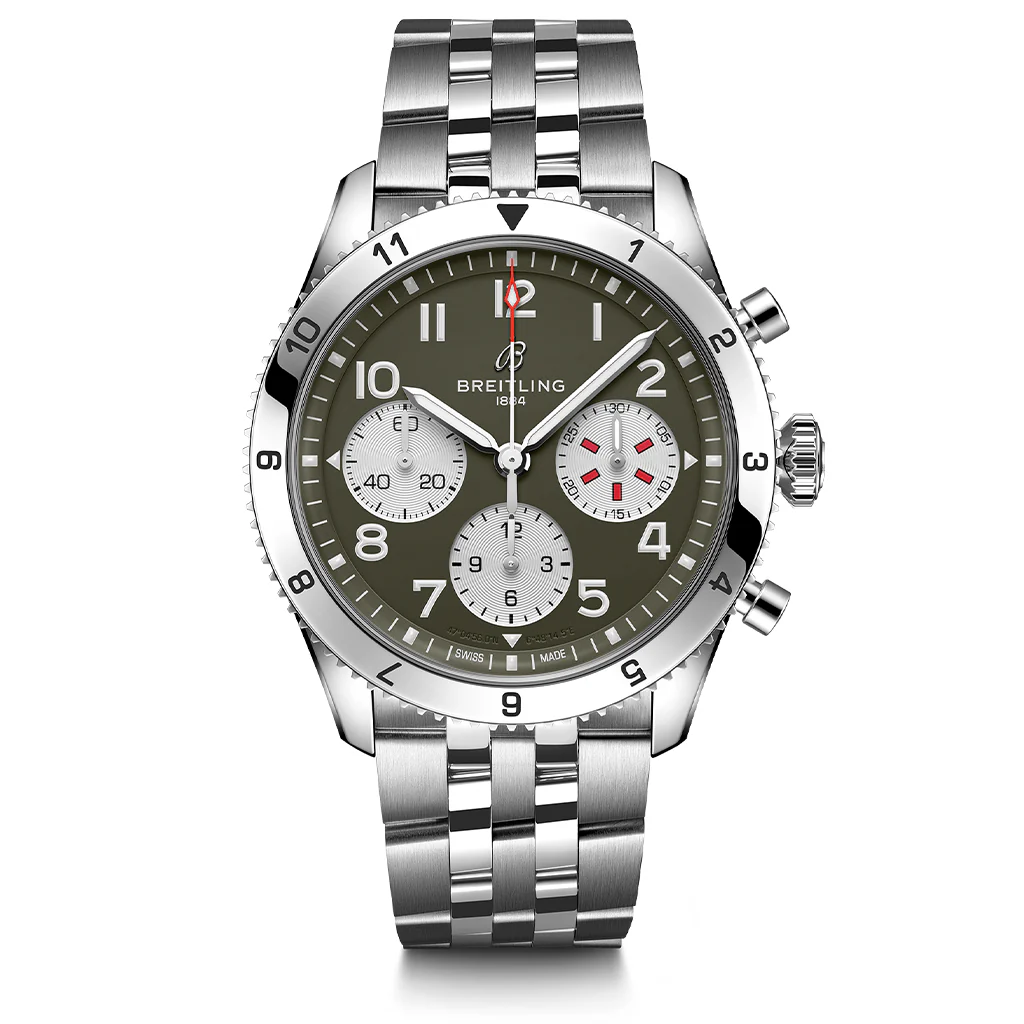 [2026 Mirror Grade]Classic AVI Chronograph 42 Curtiss Warhawk A233802A1L1A1