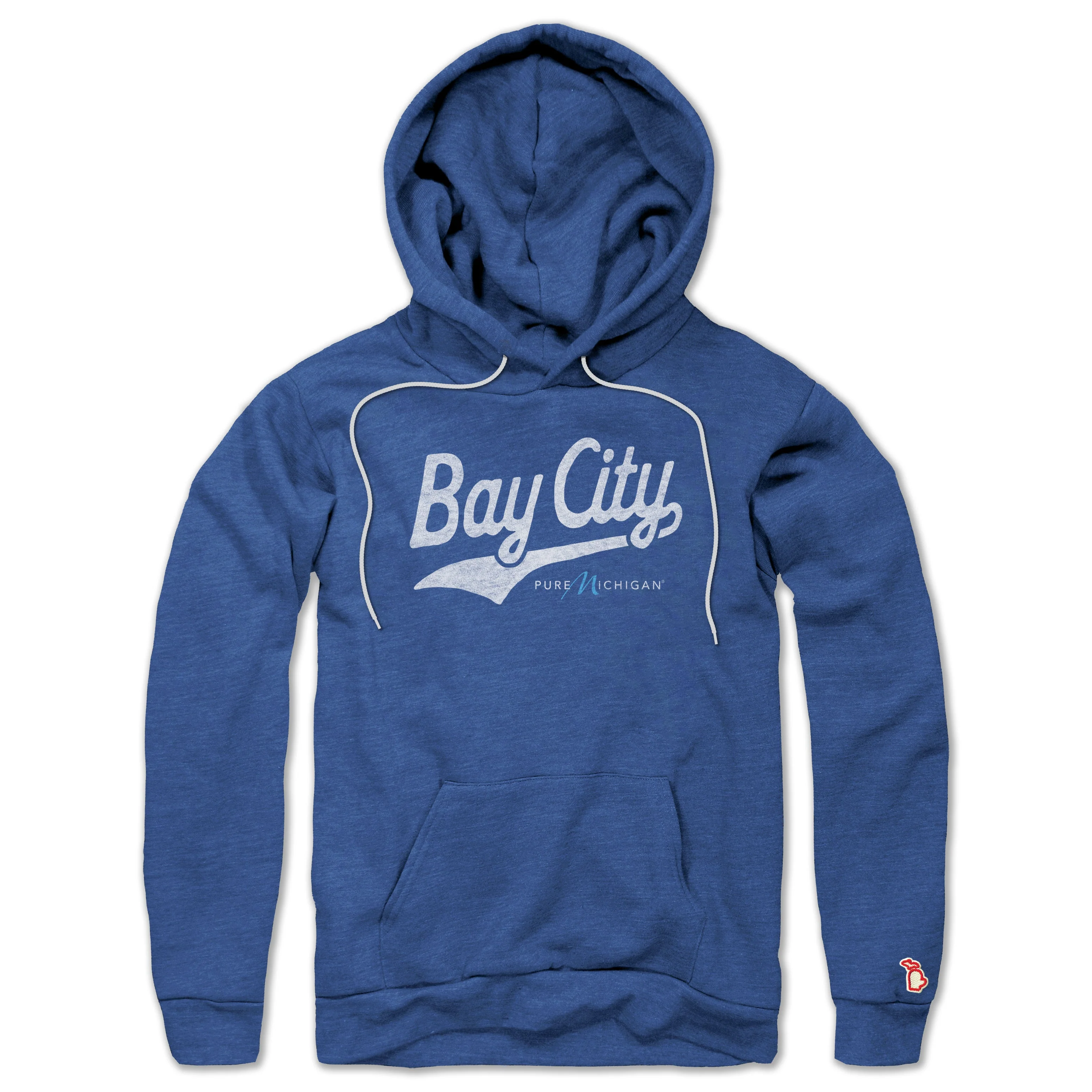 PURE MICHIGAN - BAY CITY SCRIPT ALL SEASON HOODIE (UNISEX)