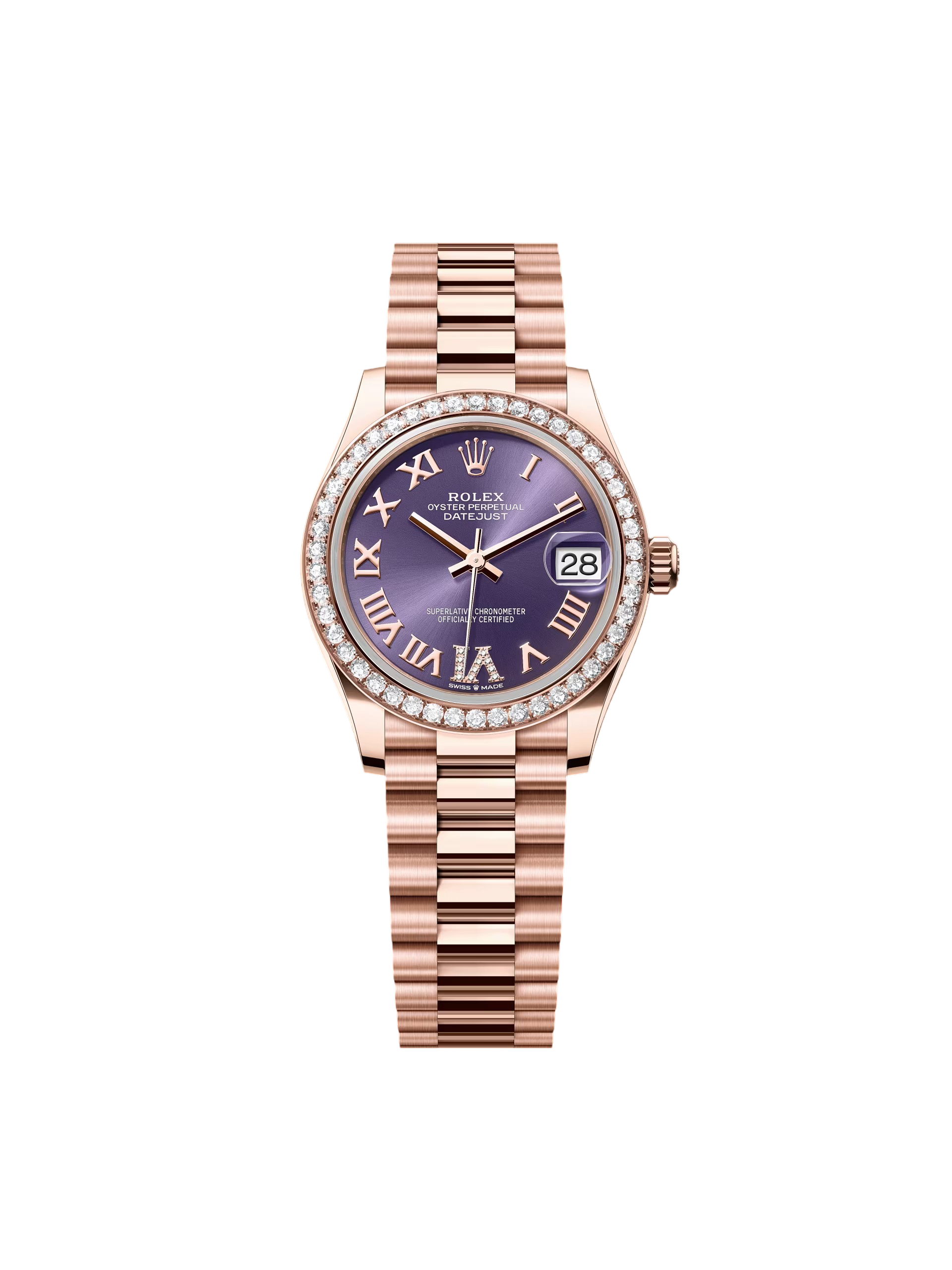 [2026 Mirror Grade]RLX Datejust m278285RBR-0023 Aubergine Dial 31mm
