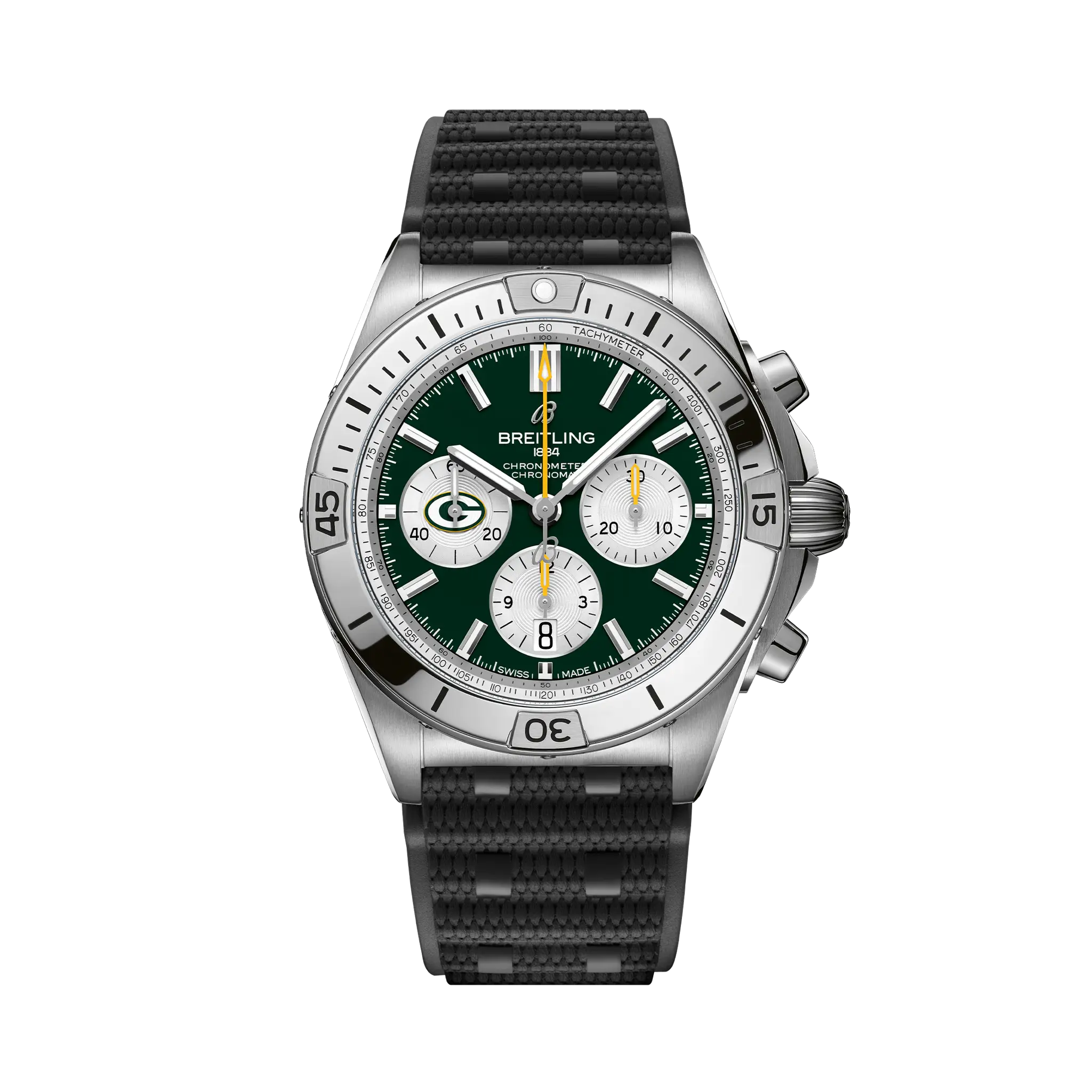 [2026 Mirror Grade]Breitling Chronomat B01 42 NFL Green Bay Packers Edition AB01342B1L1S1