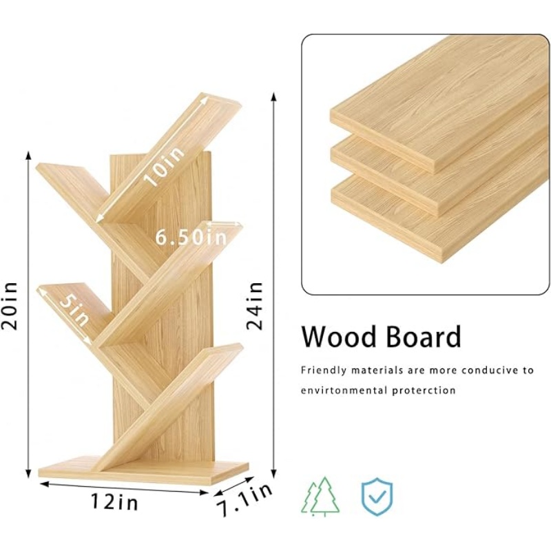 5 Tier Tree Book Shelf
