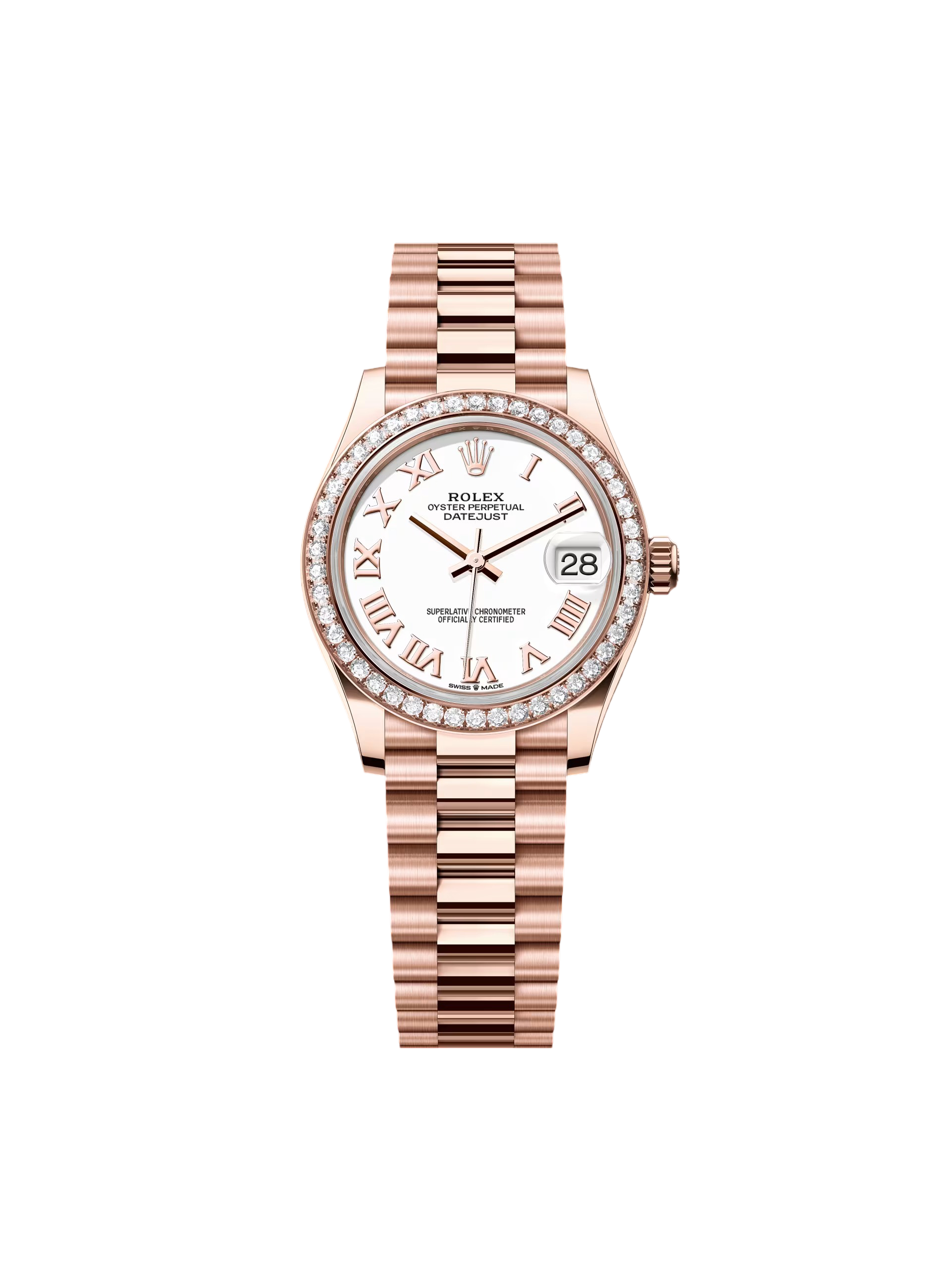 [2026 Mirror Grade]RLX Datejust m278285RBR-0008 White 31mm Dial
