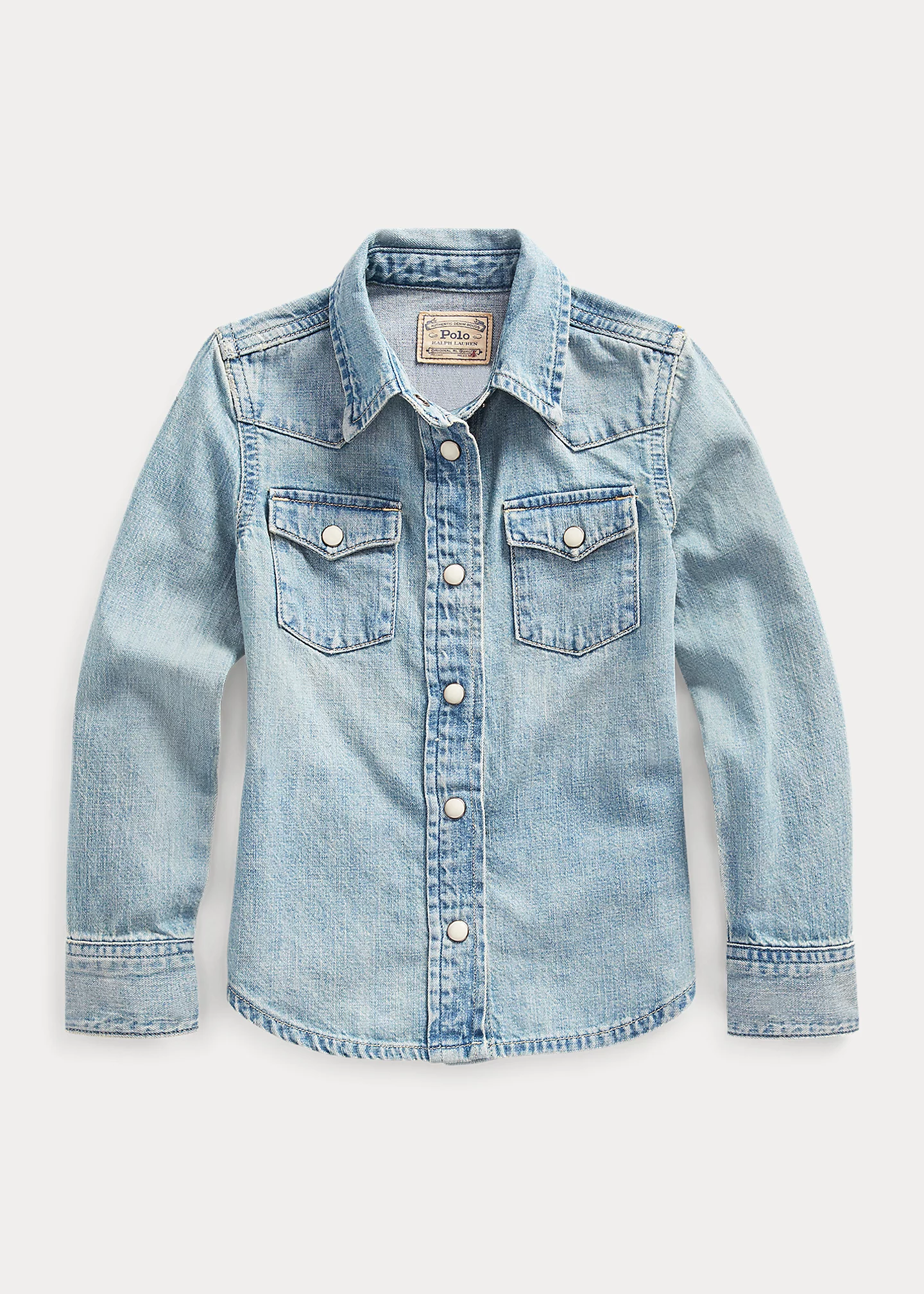 Cotton Denim Western Shirt