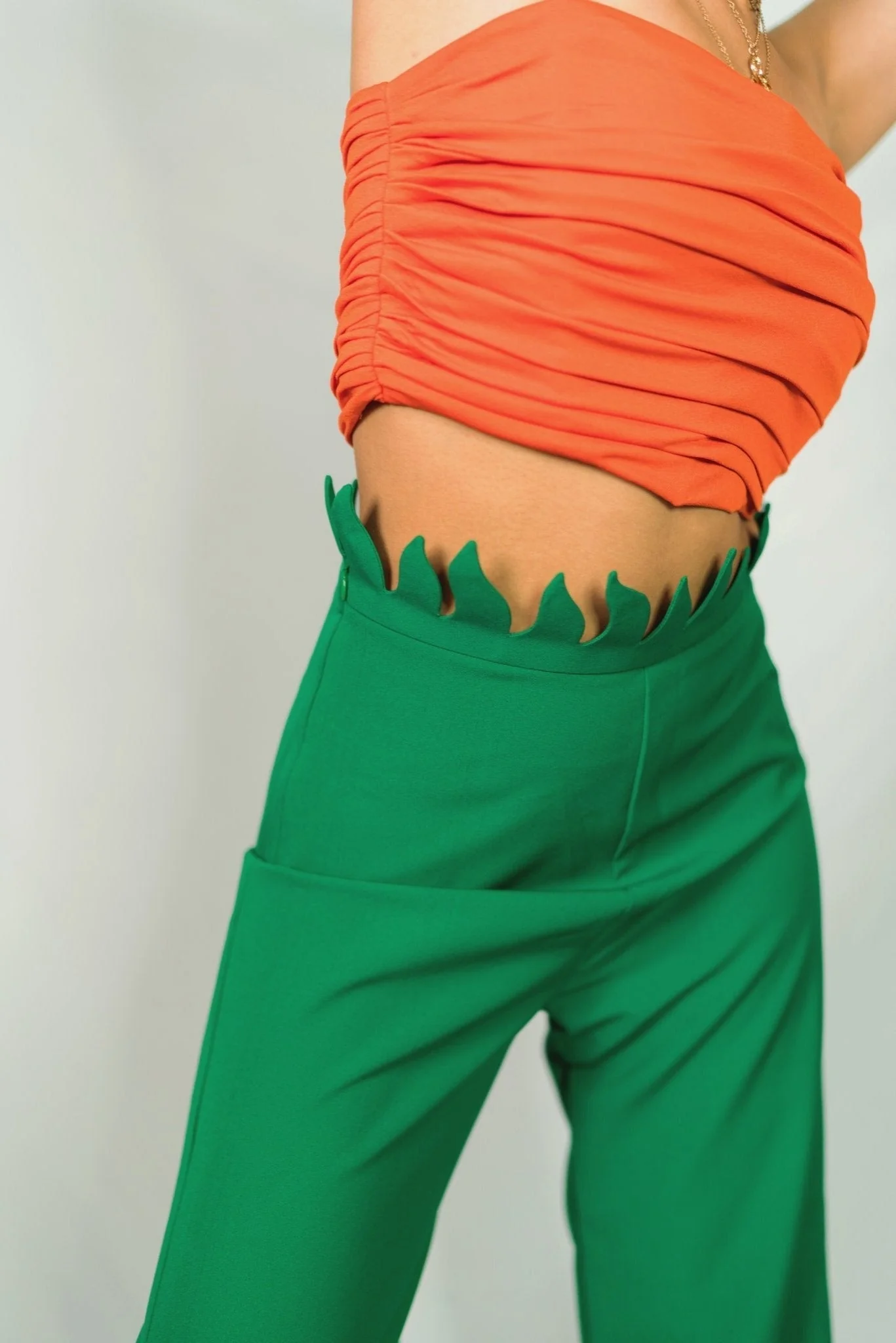 The Fire Pants in Green