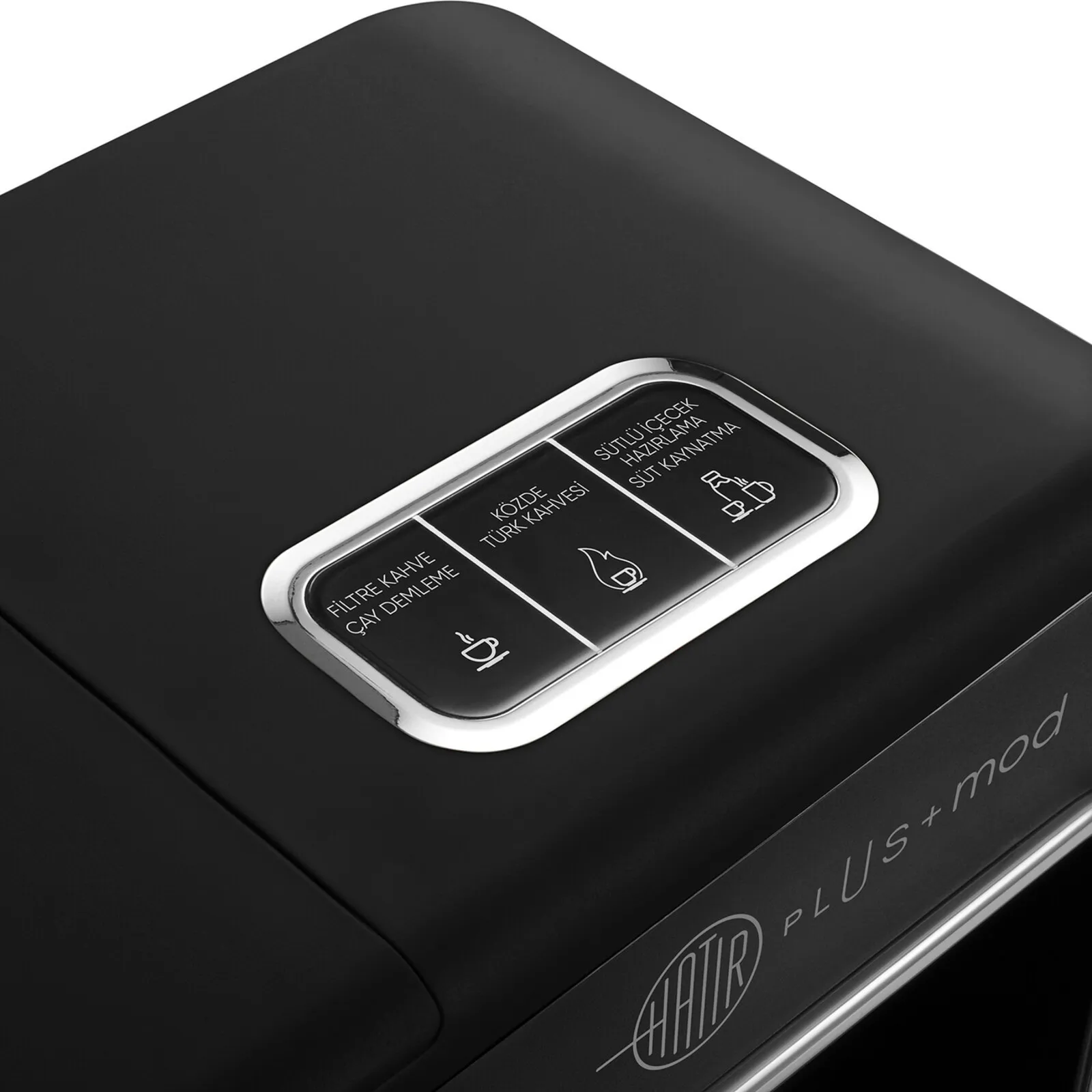 Machine à café Karaca Hatır Plus Mod 5 en 1 Essential, noir et chrome