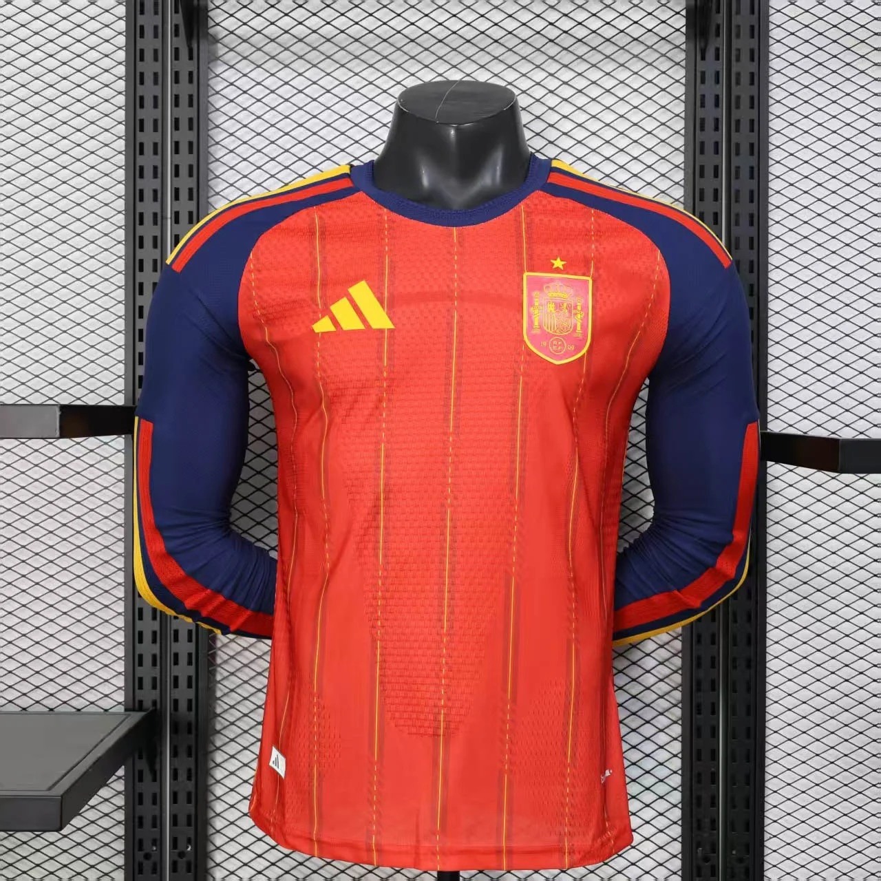 2026 Player Version Long Sleeve Spain Home Shirt