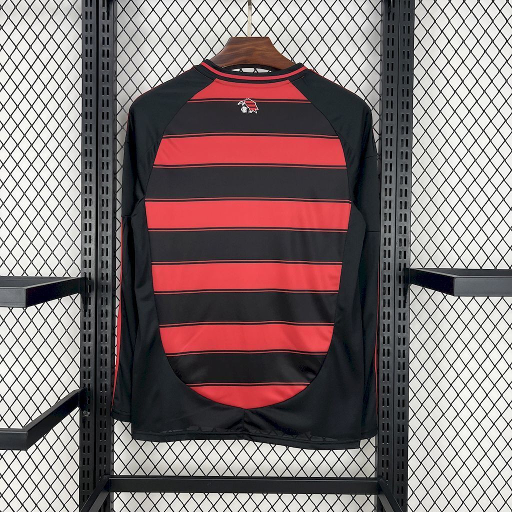 Flamengo Soccer Jersey Home Long Sleeve Custom Shirt 2025