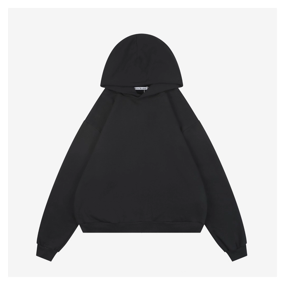 Acne Studios 1996 Distressed Lettering Hoodie (Navy/Black)