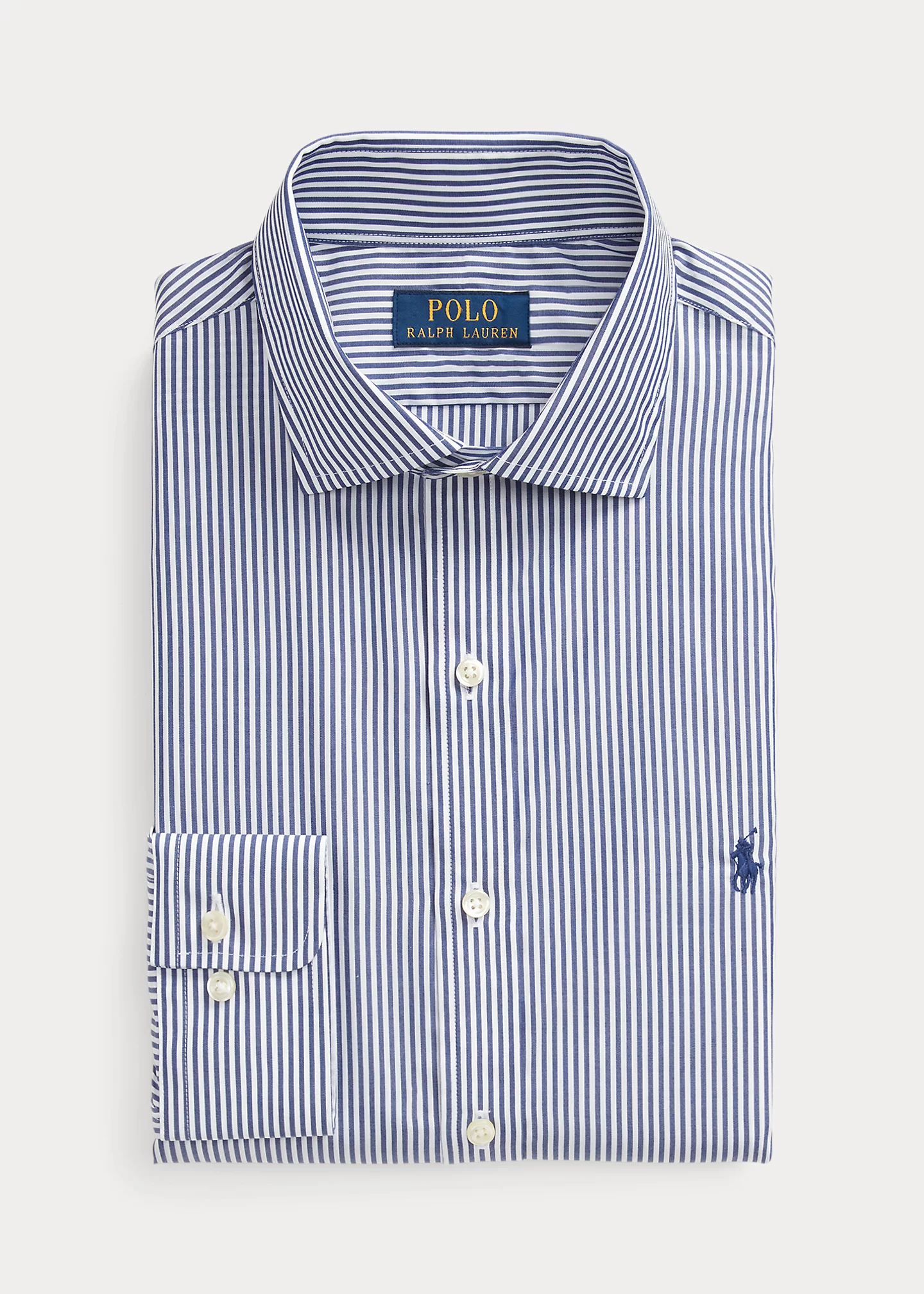 Slim Fit Striped Poplin Shirt