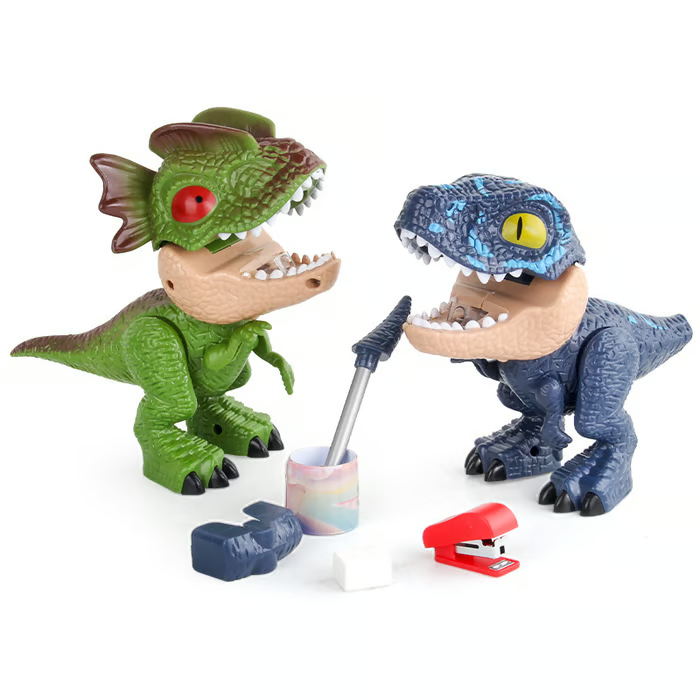 🔥Back to School Promotion Hot Sale-49% OFF🦕5 in 1 Dinosaur-themed Stationery Funny Toy for Kids