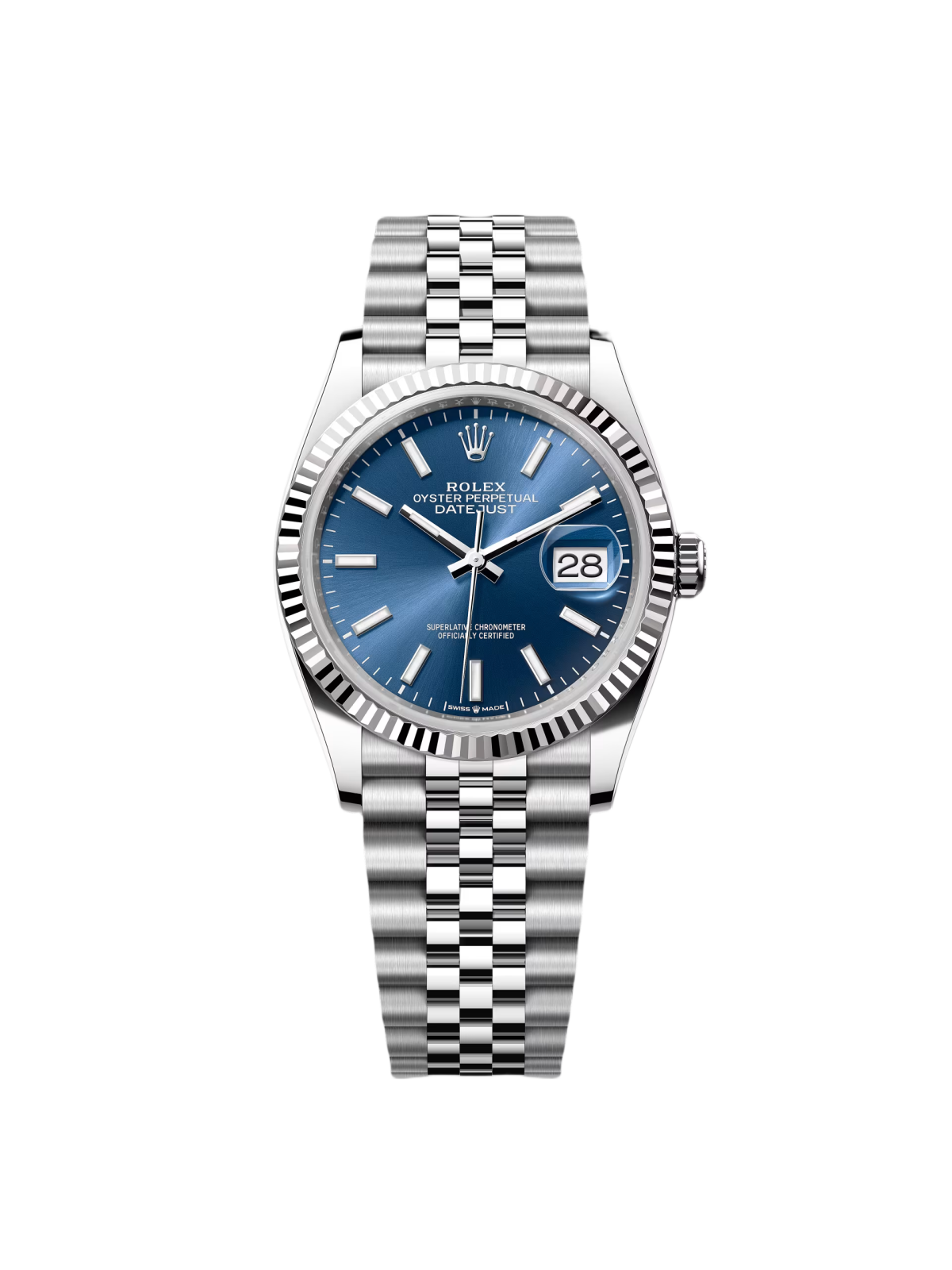 [2026 Mirror Grade]RLX  Datejust 36mm 126234 Blue Index Dial 36mm Oyster Stainless Steel