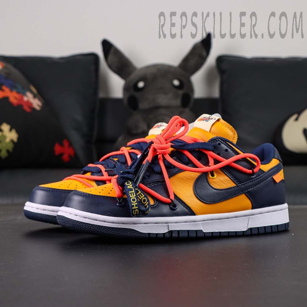 Off-White X Dunk Low 'University Gold' 2019