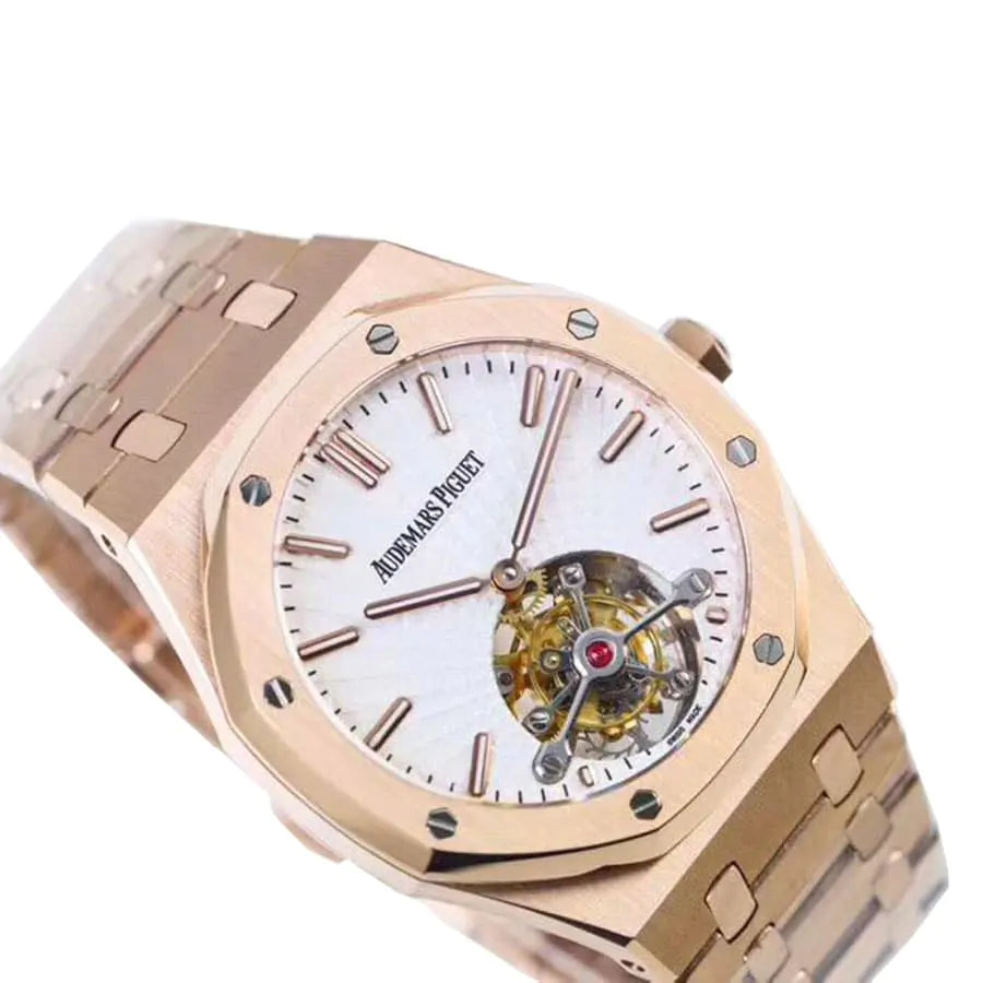 [2026 Mirror Grade]Audemars Piguet Royal Oak Tourbillon Rose Gold 41MM Watch