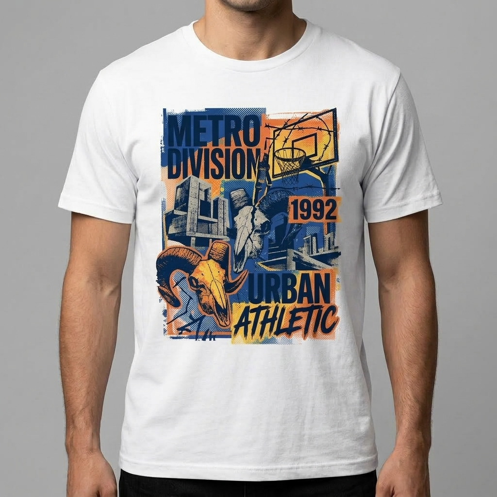 City Varsity Tee, Vintage Athletic Graphic T-Shirt, Unisex Streetwear Shirt CityTee2
