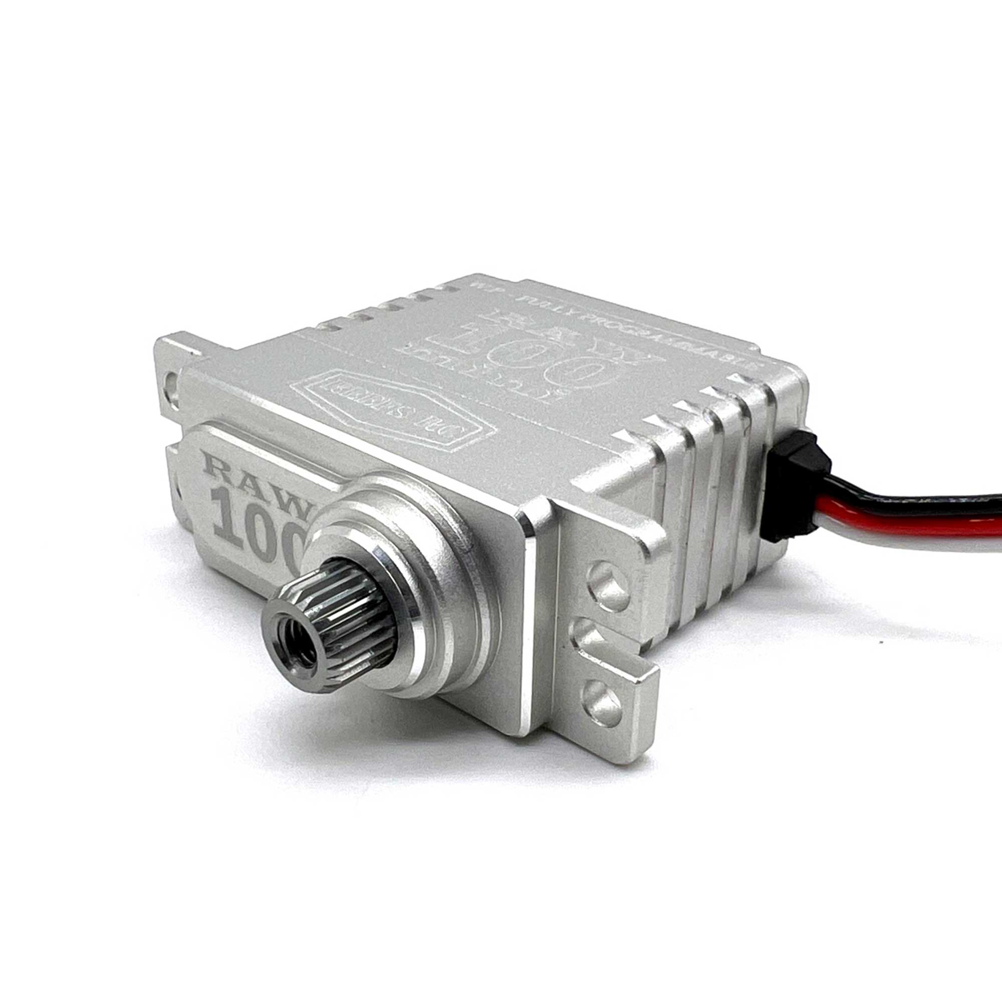 RAW 100 Mini Digital Metal Gear Waterproof Programmable Servo, Silver