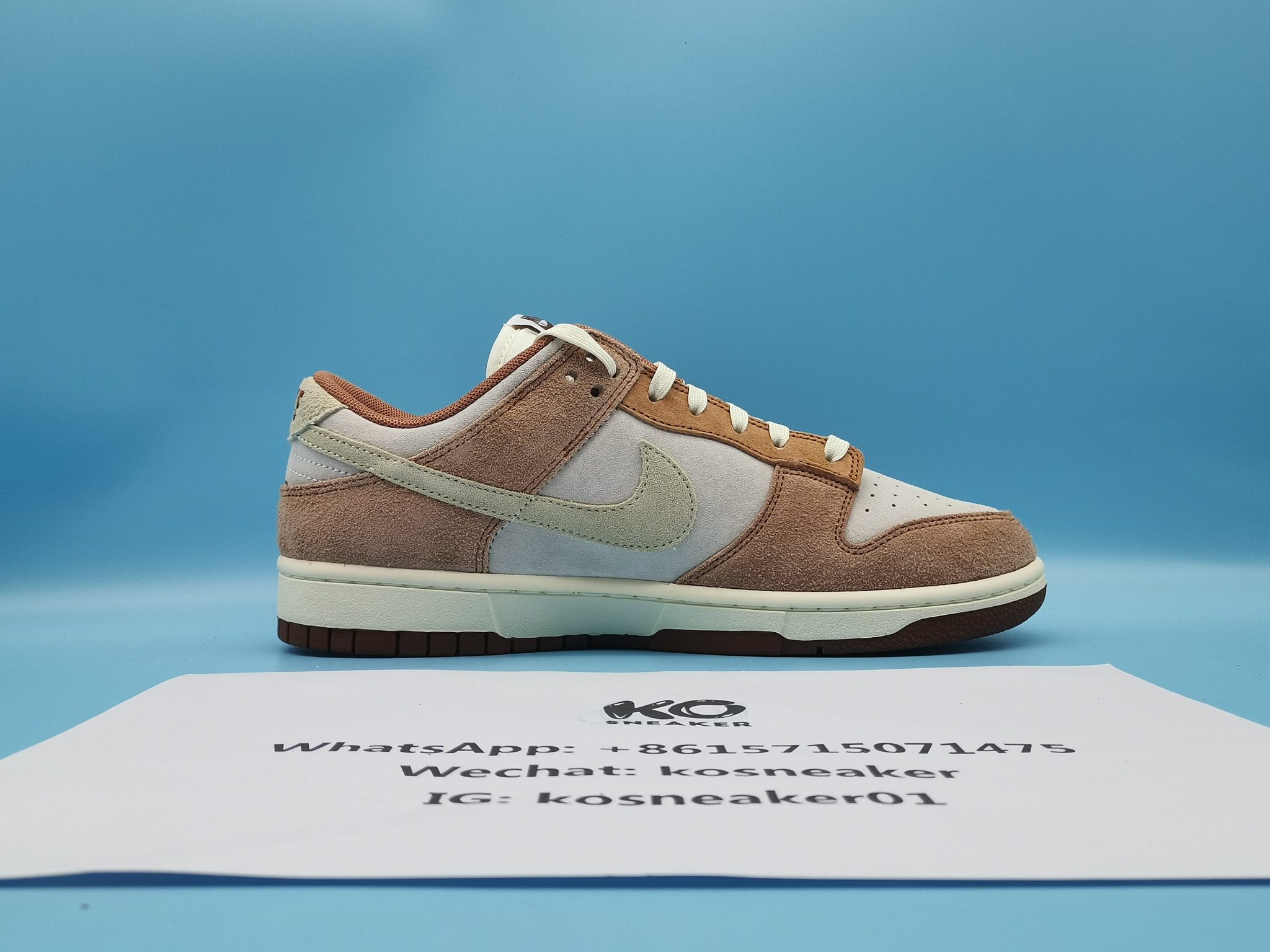 KO NIKE DUNK LOW RETRO PRM “MEDIUM CURRY” DD1390-100