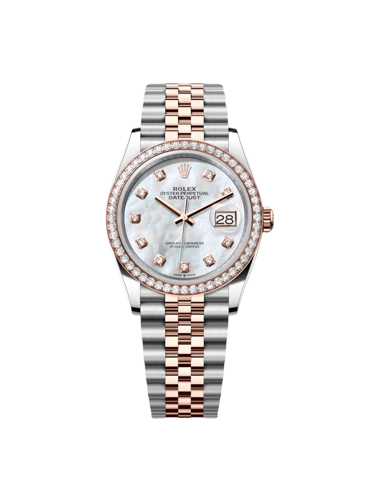 [2026 Mirror Grade]RLX  Datejust 36mm 126281 Mother-of-Pearl Dial Jubilee Bracelet