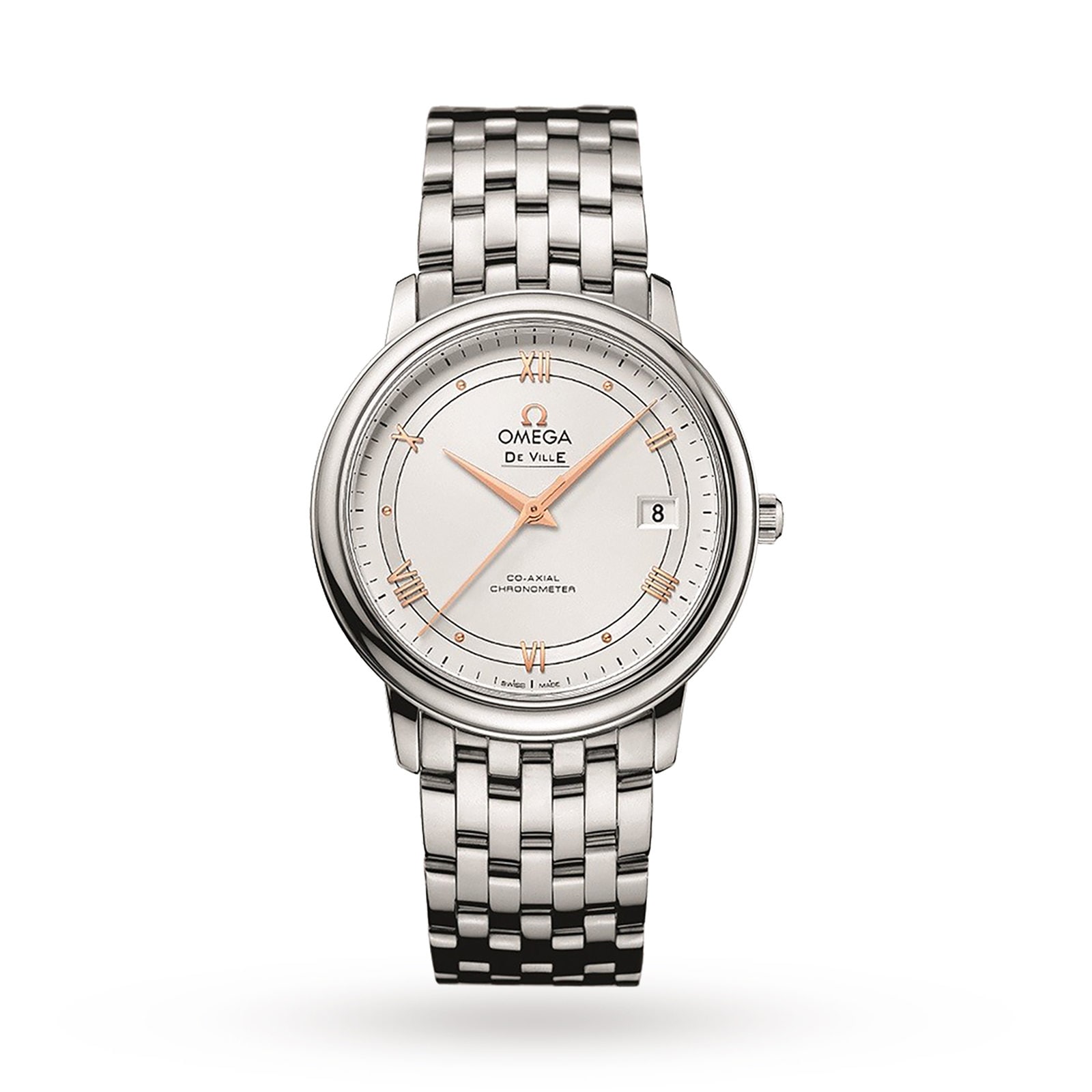 [2026 Mirror Grade]Omega De Ville Prestige Mens 36.8mm Co-Axial Watch-P17331203