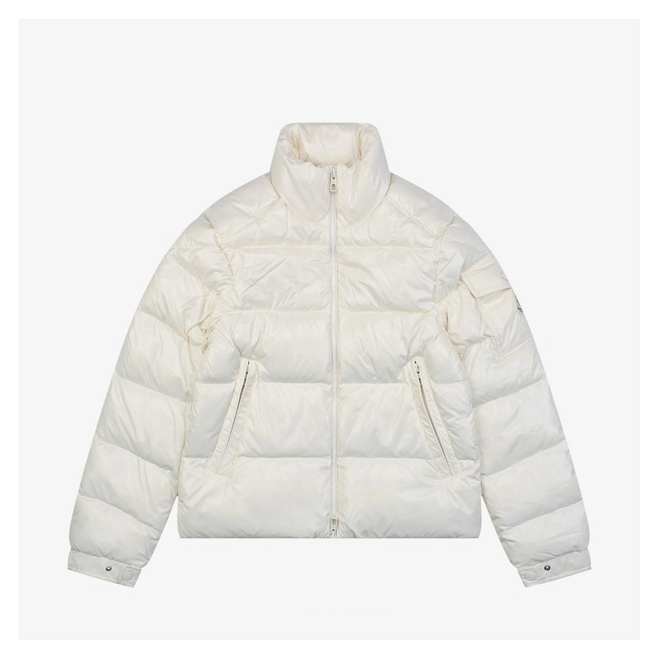 Mxxcler Petra Short Down Jacket (Black/White)