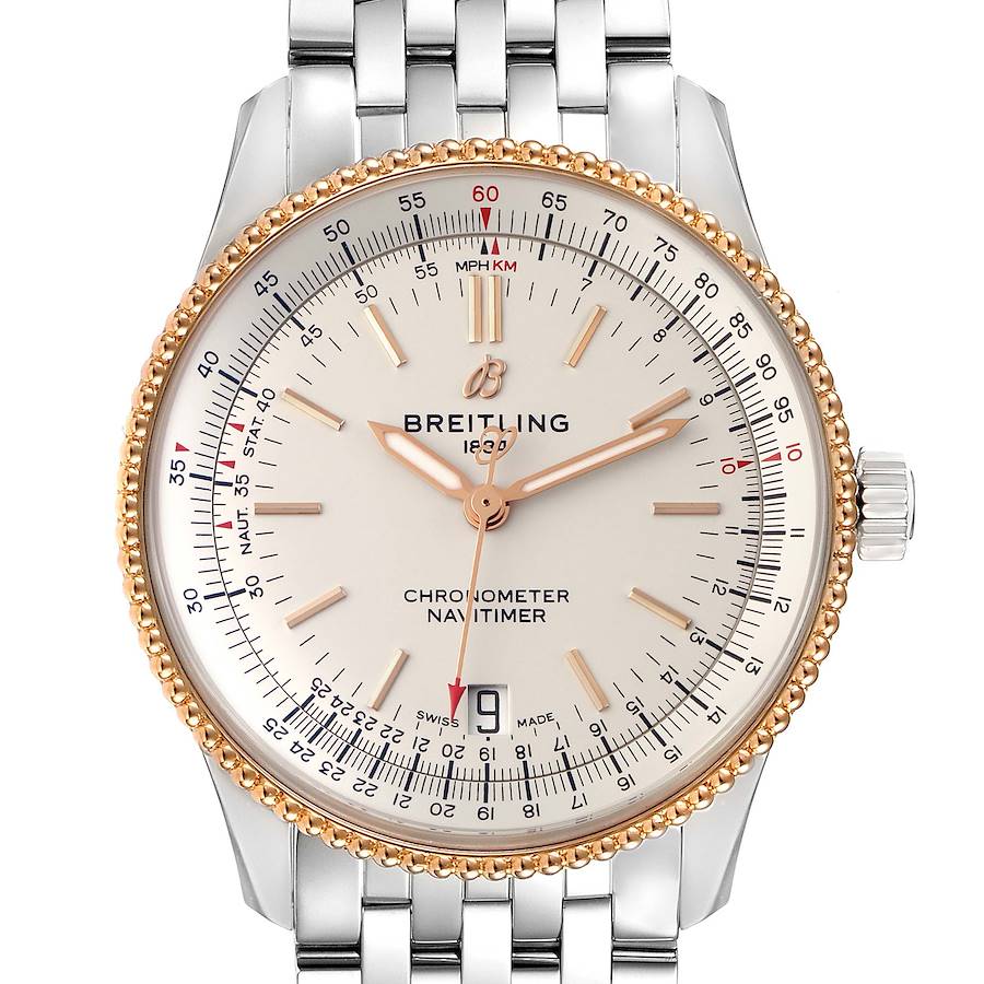 [2026 Mirror Grade]Breitling Navitimer automatic watch 41 mm white dial