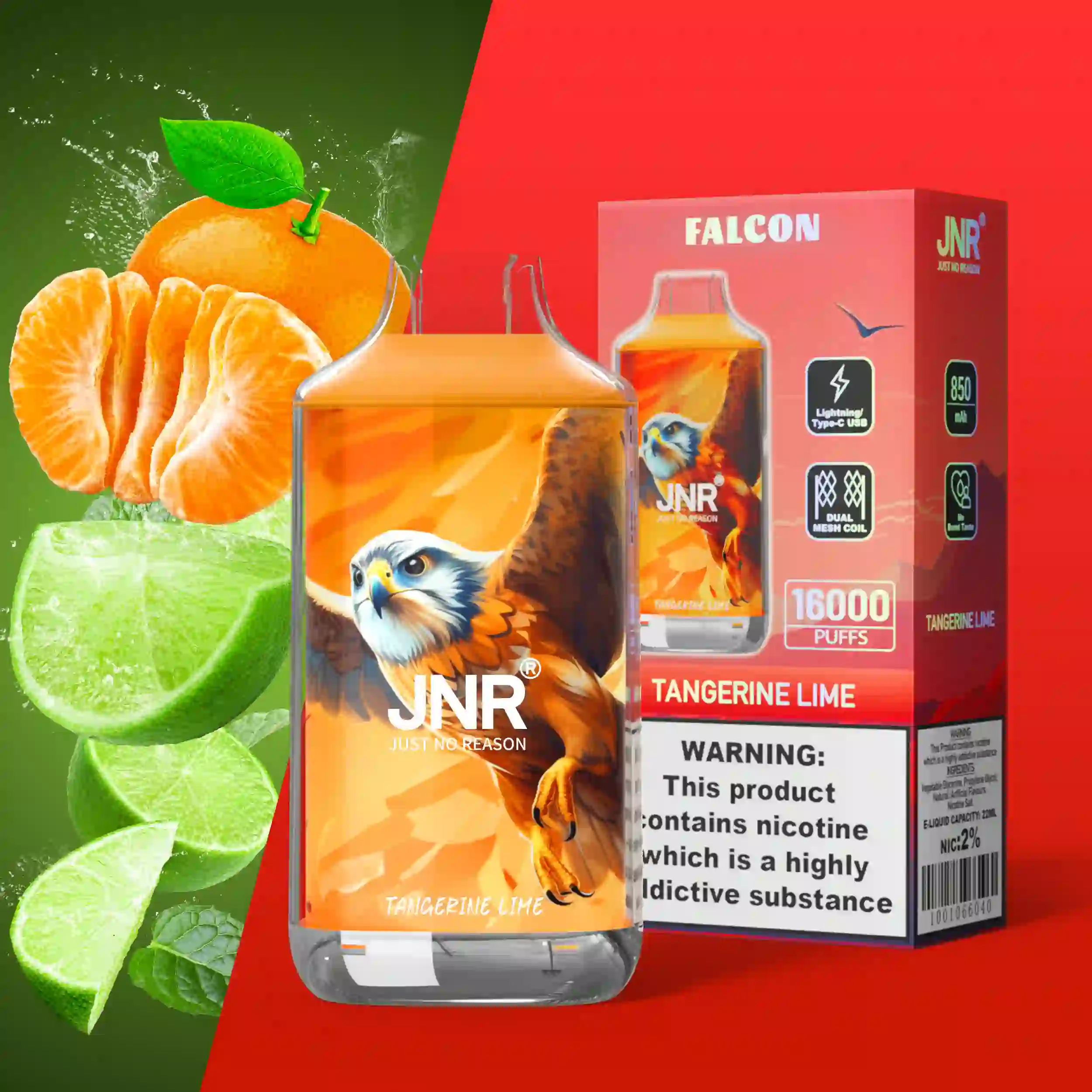JNR Falcon Disposable Vape 16000 Puffs