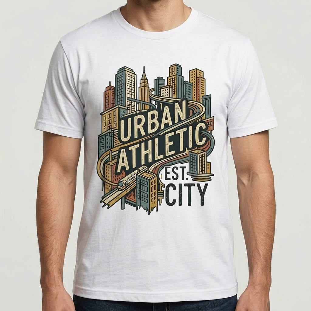 City Varsity Tee, Vintage Athletic Graphic T-Shirt, Unisex Streetwear Shirt CityTee2