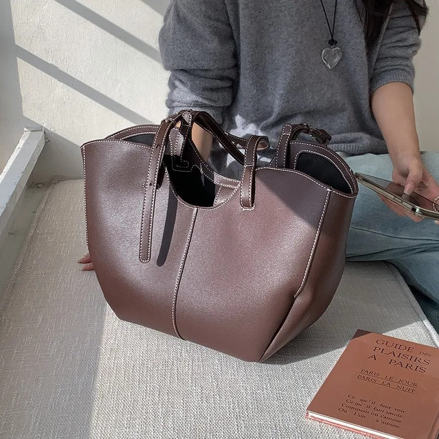June Vegan Leather Tote