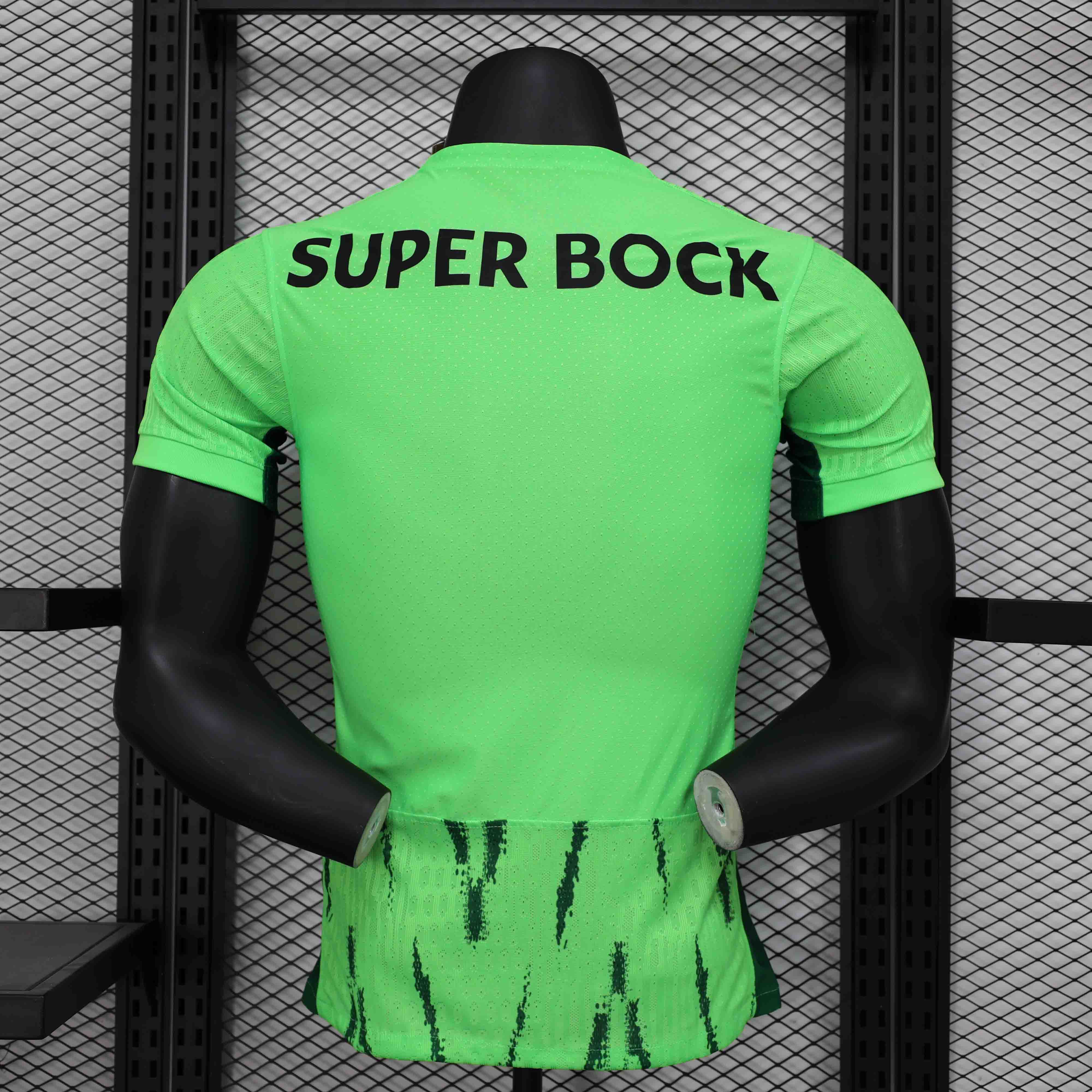 Sporting CP Authentic Soccer Jersey Fourth Away Shirt 2024/25