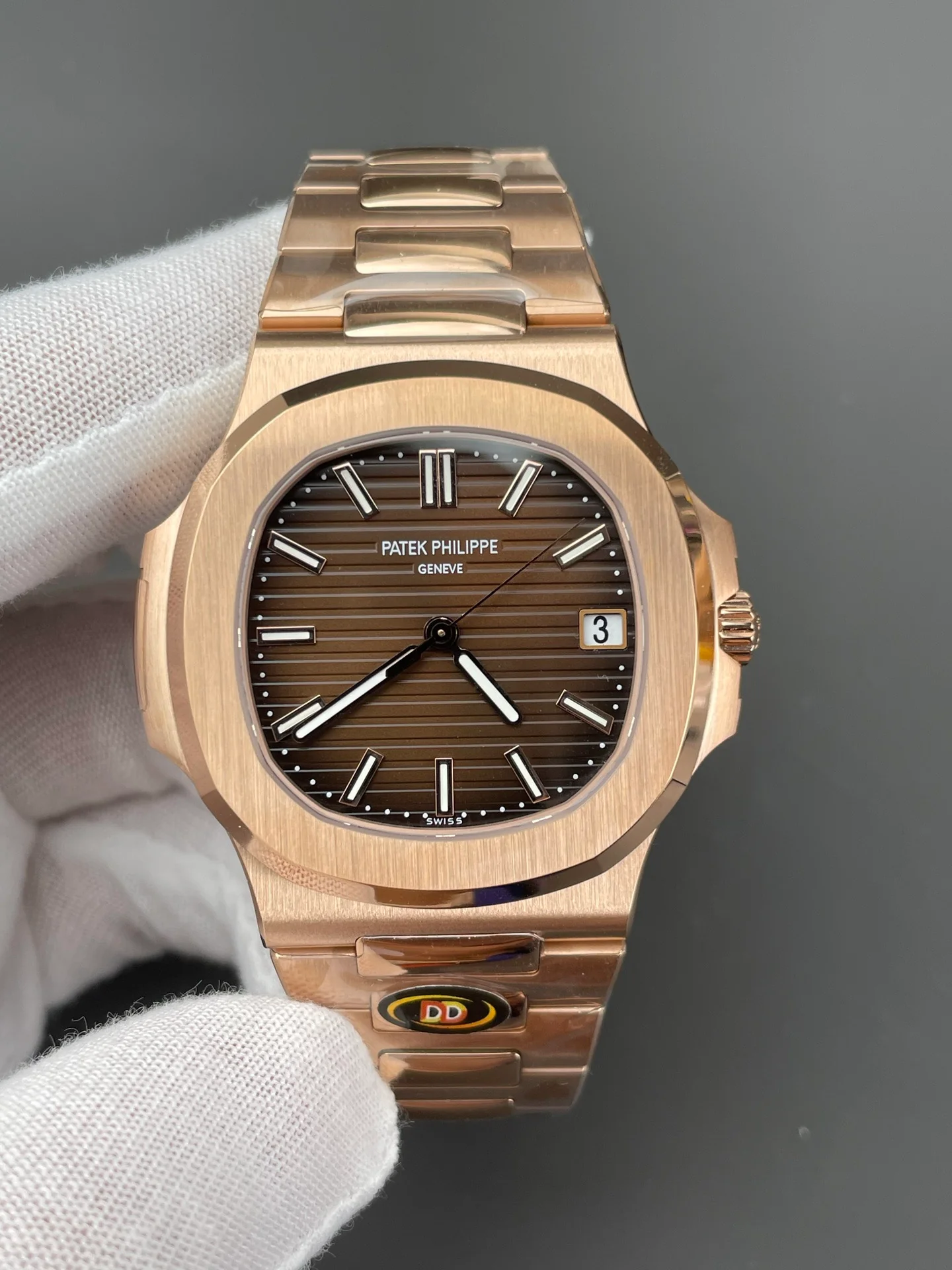 Rose Gold Nautilus 5711 Brown Dial