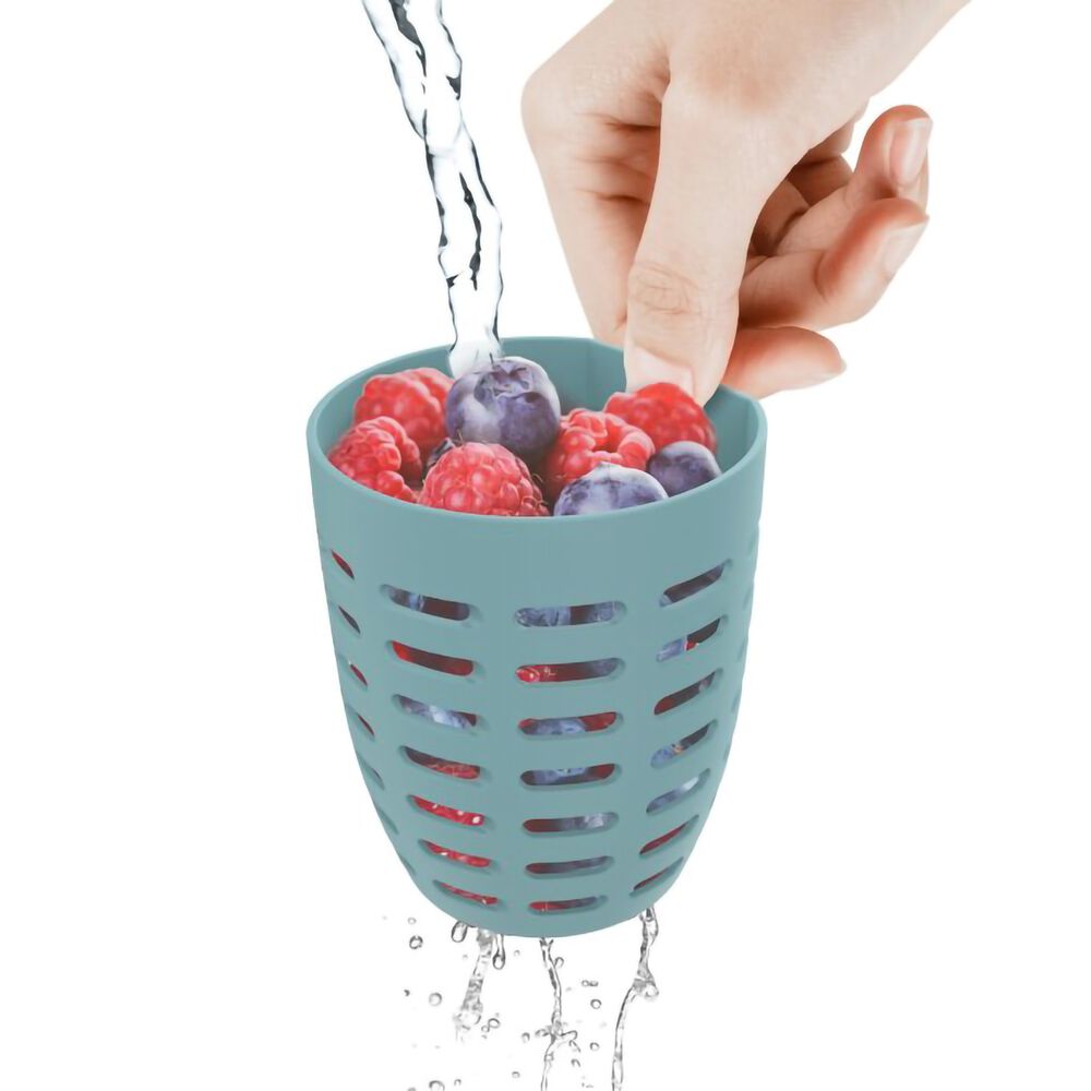 MEPAL Pojemnik na owoce i warzywa, MEPAL, ELLIPSE, 600 ml + widelczyk, ciemnoniebieski
