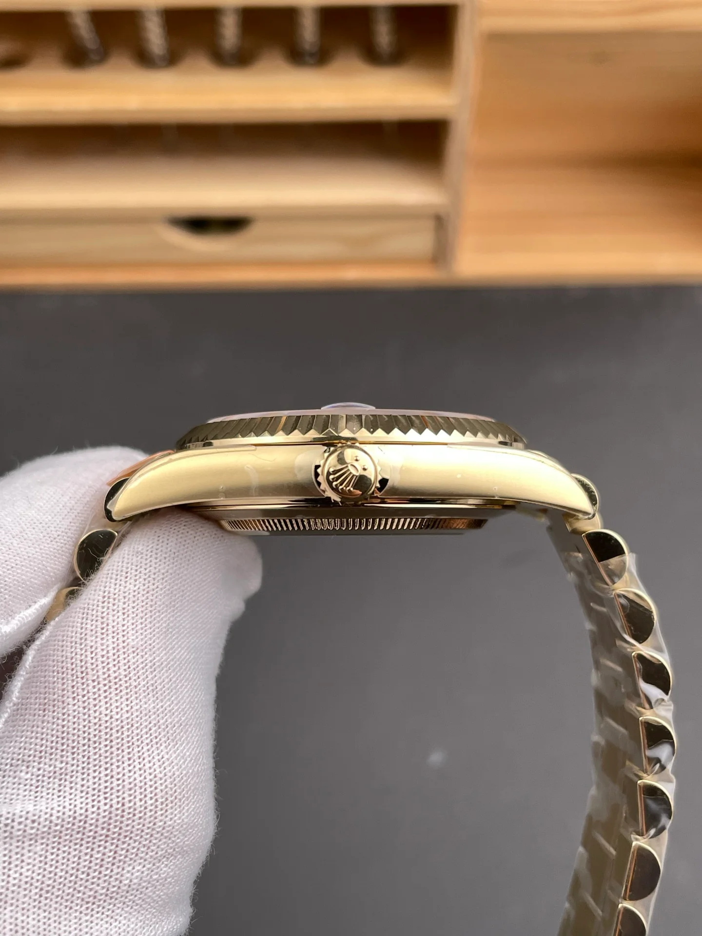 Day-Date Smoky Green Dial